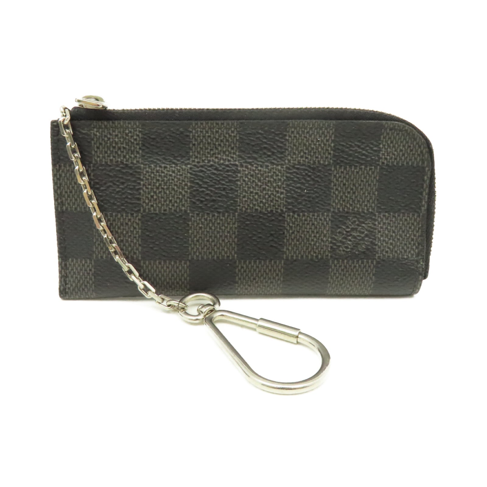 LOUIS VUITTON Damier 4 Key Holder鎖匙套黑色