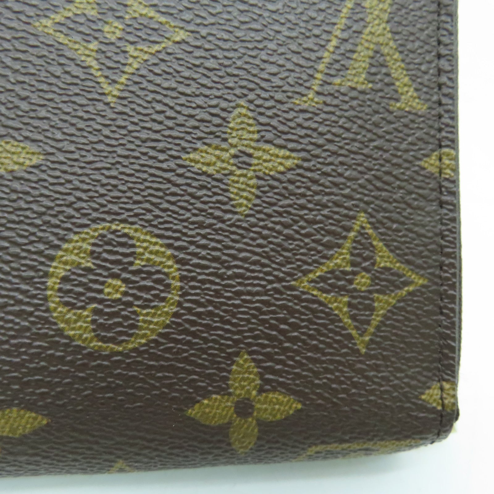 LOUIS VUITTON Monogram Zippy Wallet金扣長錢包啡色