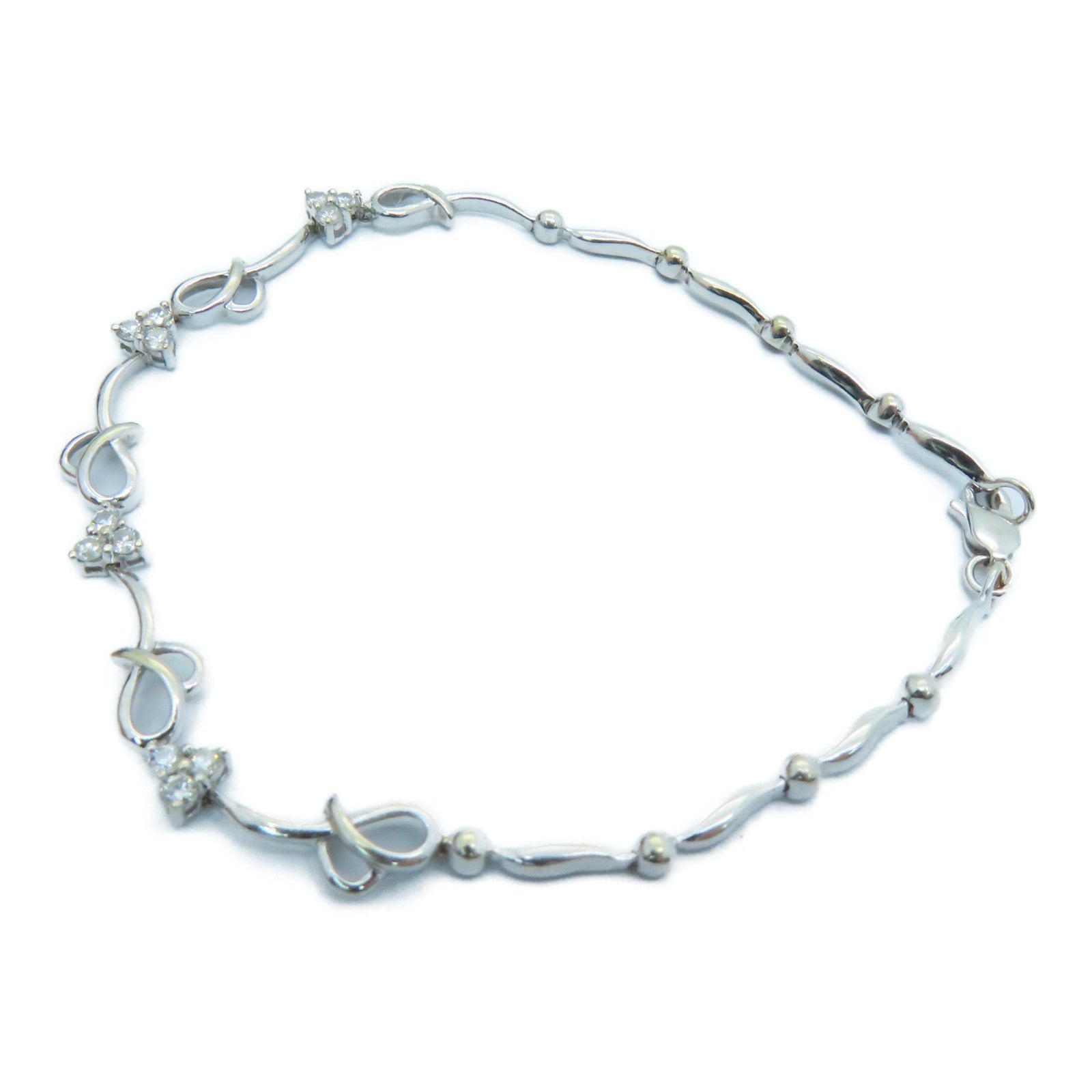 JEWELRY 18K白金Diamond Bracelet钻石手链