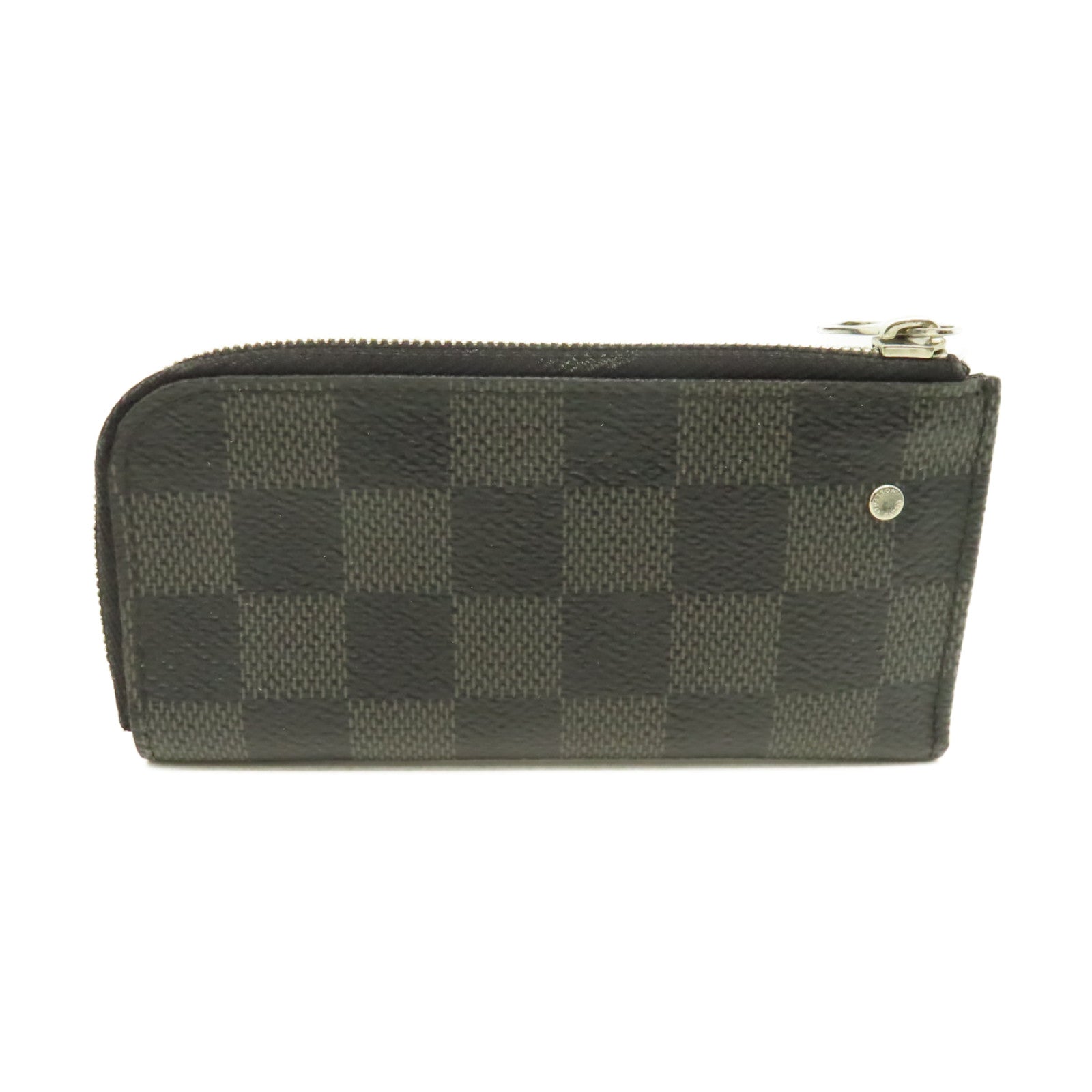LOUIS VUITTON Damier 4 Key Holder鎖匙套黑色
