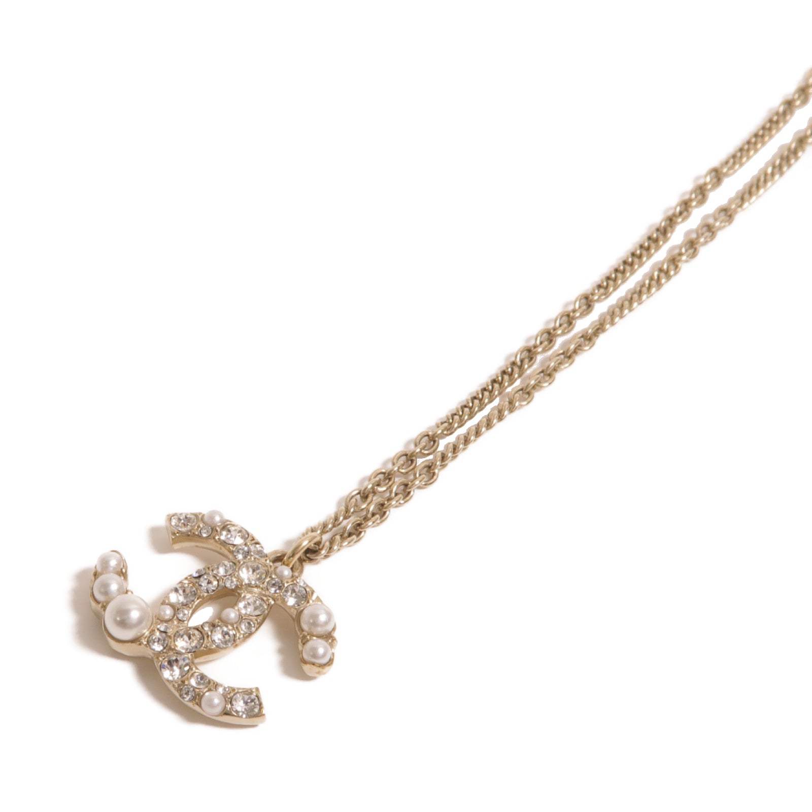 CHANEL PVC/金屬Necklace項鏈金色