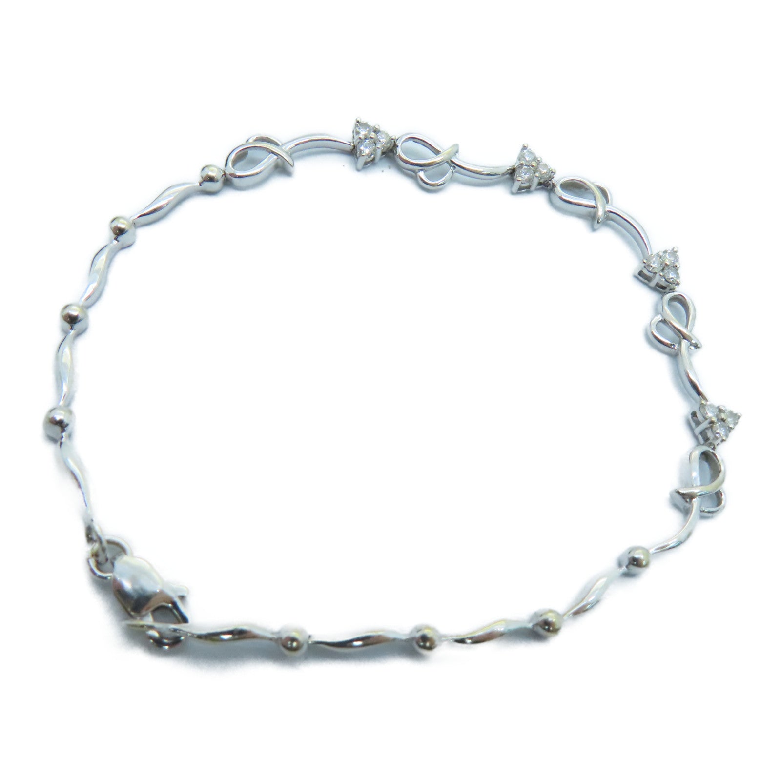 JEWELRY 18K白金Diamond Bracelet钻石手链