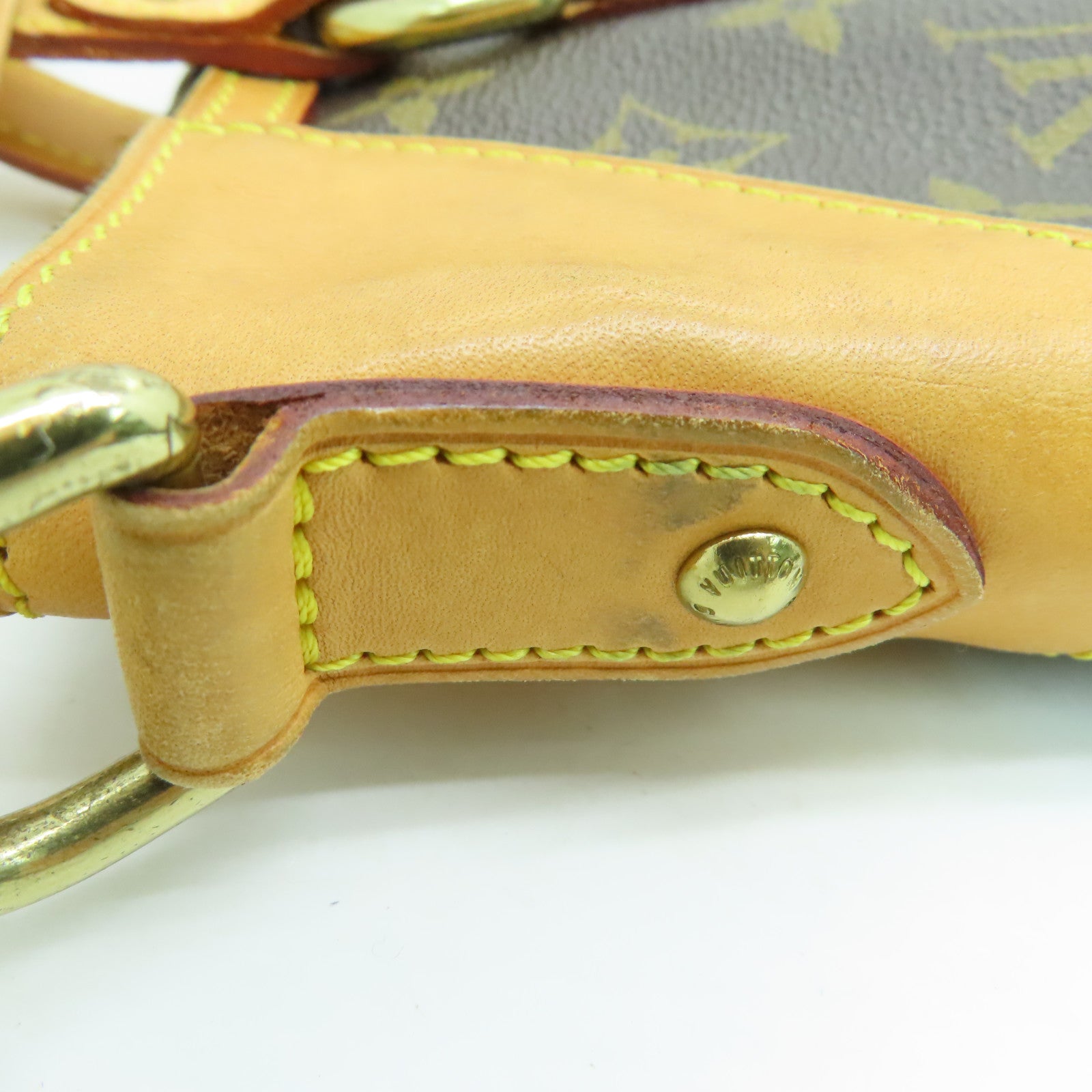 LOUIS VUITTON Monogram Odeon GM 2 way Shoulder金扣手挽肩背两用袋啡色