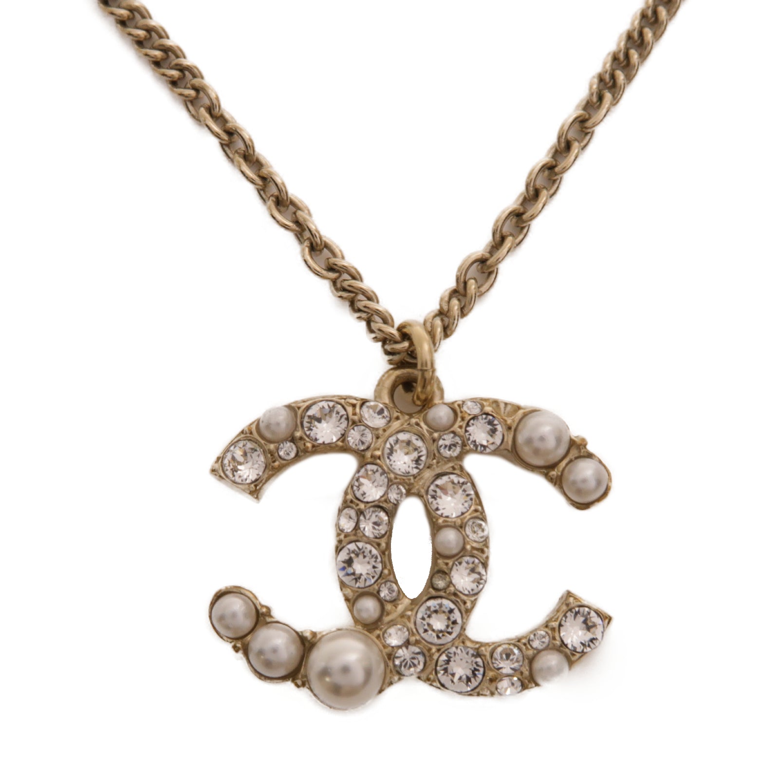 CHANEL PVC/金屬Necklace項鏈金色
