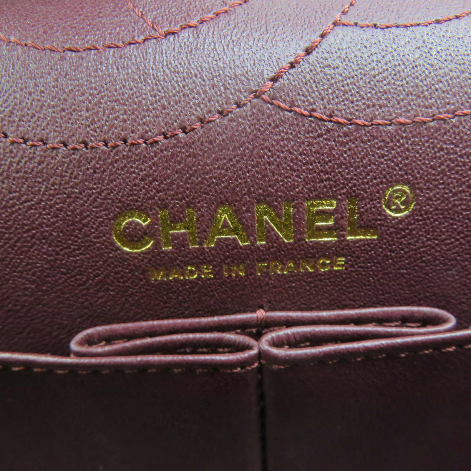 CHANEL 菱格牛皮皮革2.55 Chain Shoulder Bag金扣鏈帶肩背袋黑色