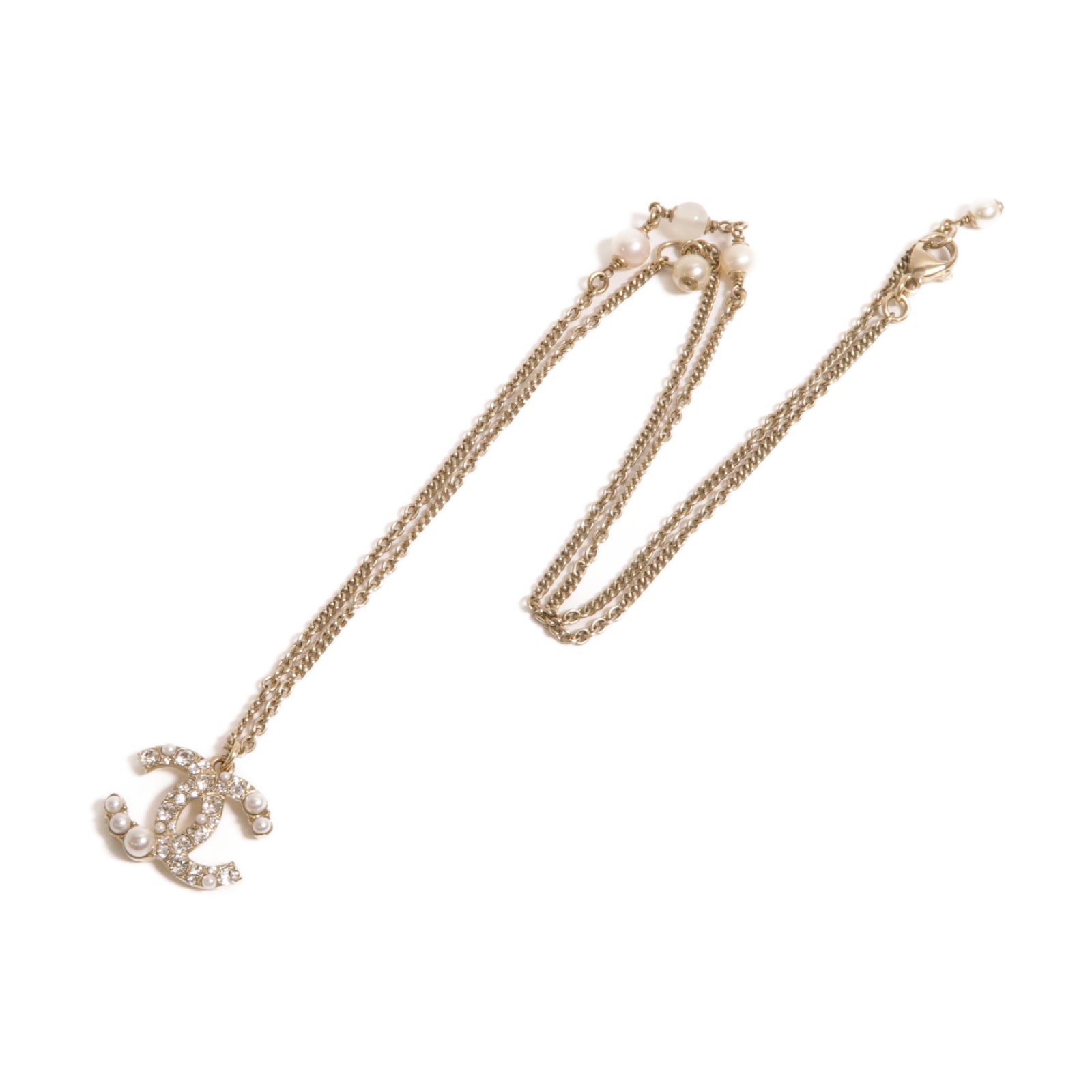 CHANEL PVC/金屬Necklace項鏈金色