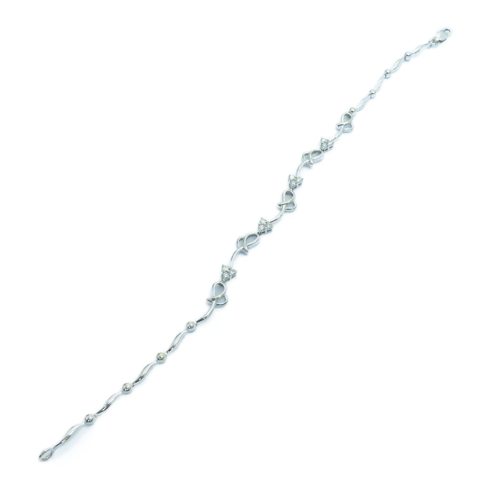 JEWELRY 18K白金Diamond Bracelet钻石手链