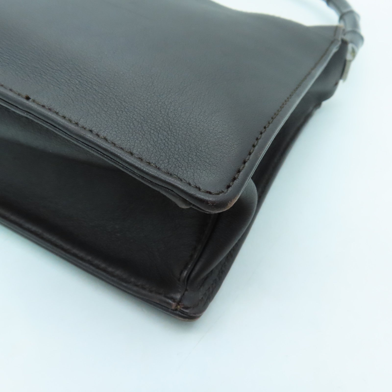 GUCCI cowhide leather Shoulder Bag black