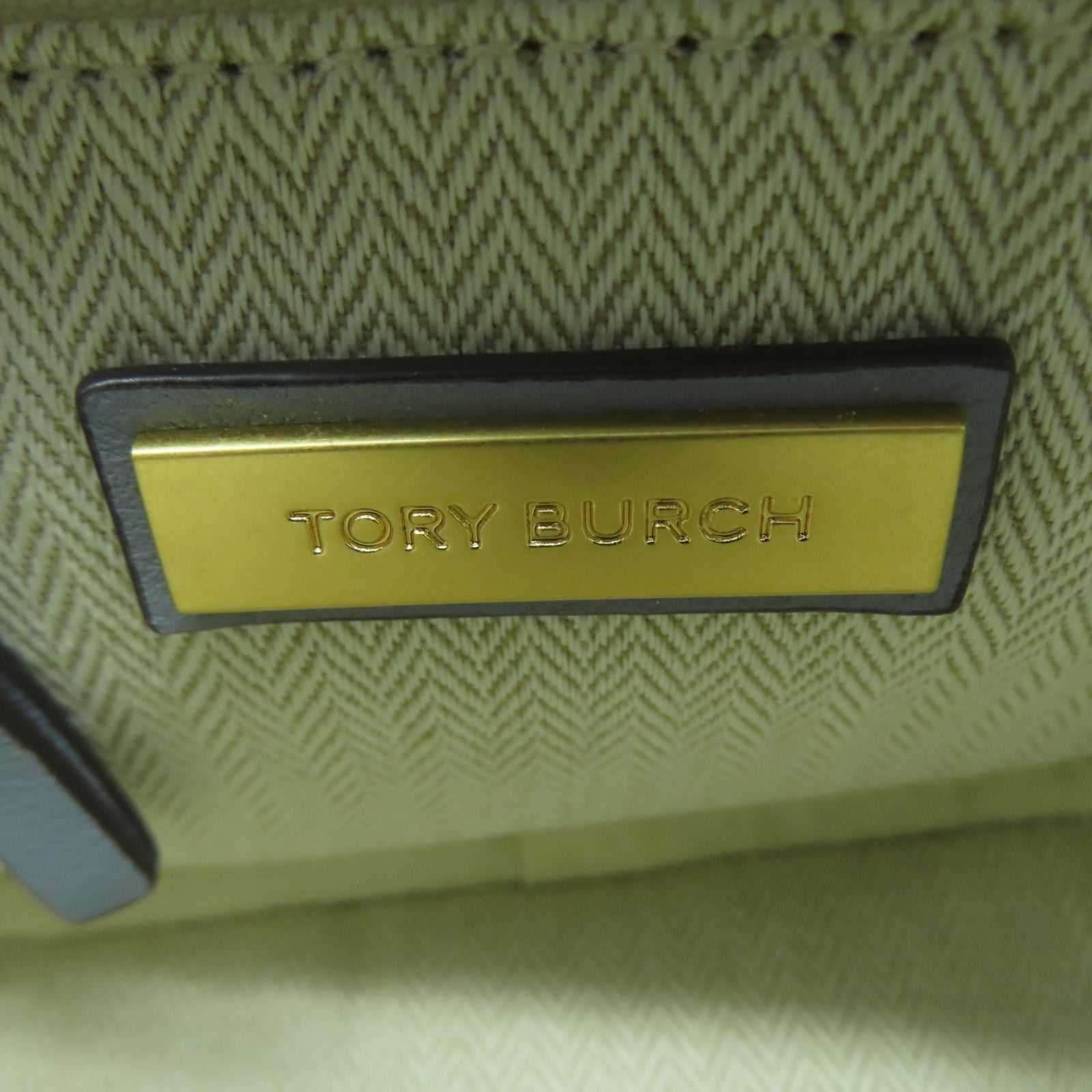 Tory Burch 羊皮皮革Shoulder Bag金扣鏈帶肩背袋淺藍色