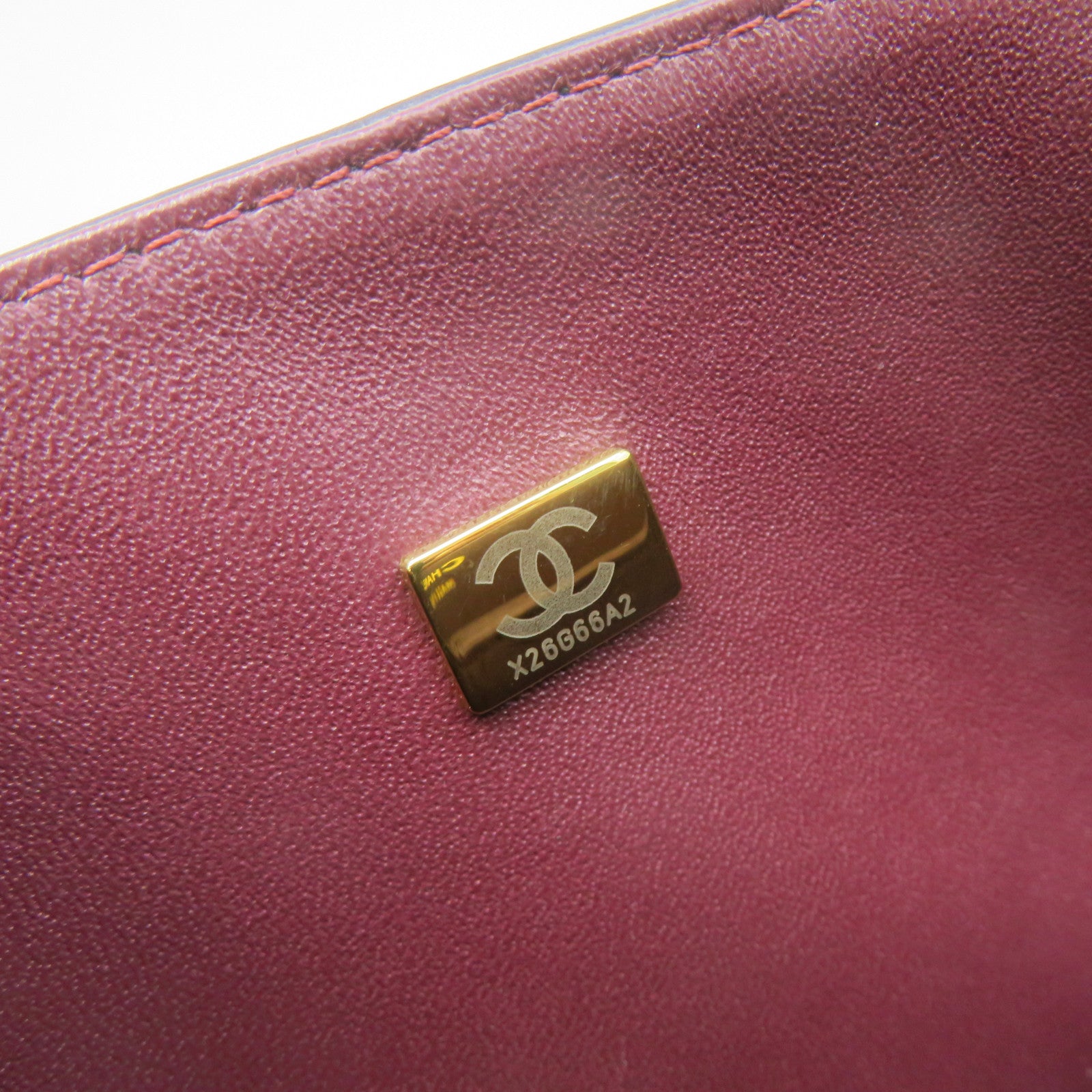 CHANEL 菱格牛皮皮革2.55 Chain Shoulder Bag金扣鏈帶肩背袋黑色