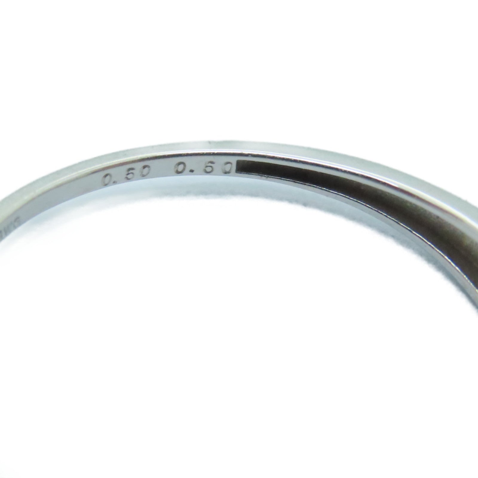 JEWELRY 【激減優惠】18K白金Sapphire Ring 0.50ct藍寶石/0.50ct鑽石戒指US#6