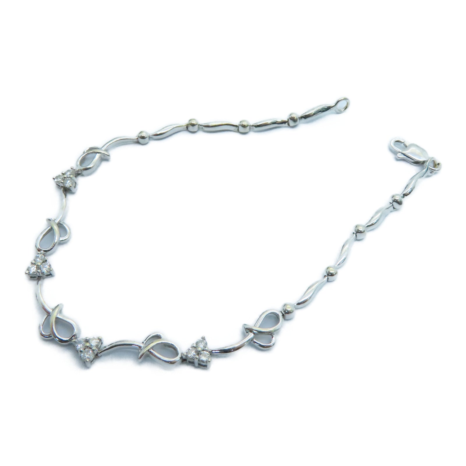 JEWELRY 18K白金Diamond Bracelet钻石手链