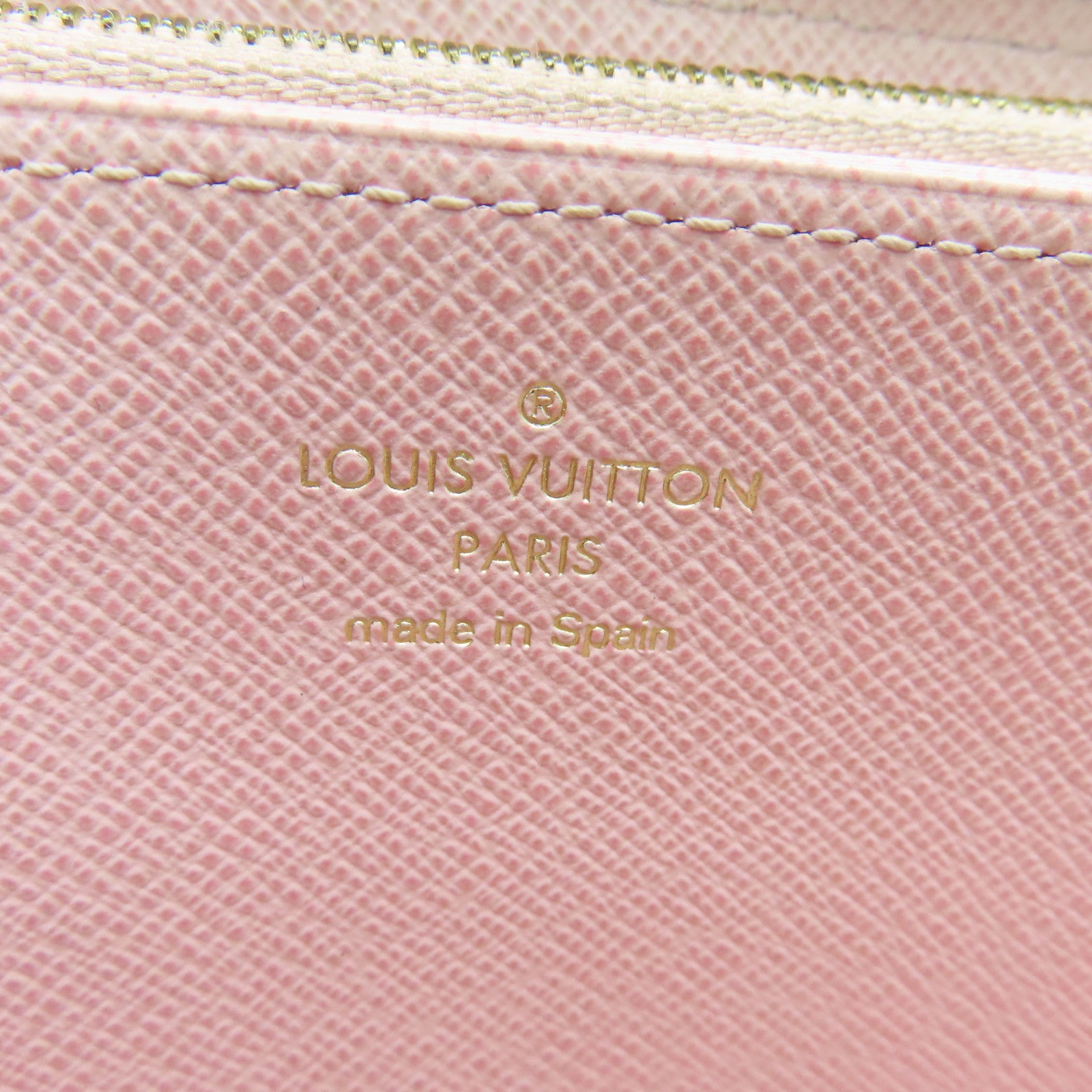 LOUIS VUITTON Monogram Zippy Wallet金扣長錢包啡色