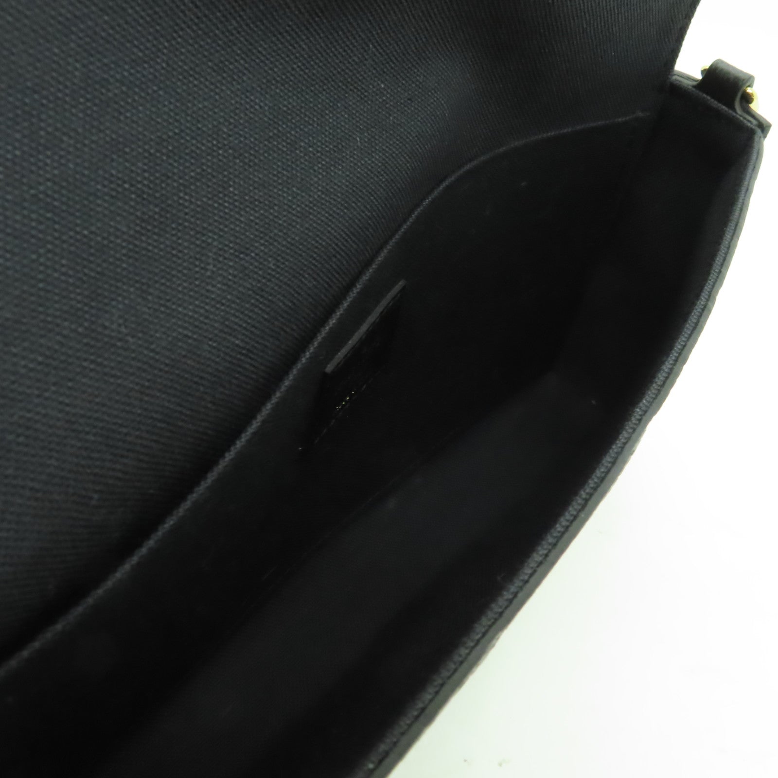 LOUIS VUITTON Monogram Empreinte Felicie Pochette金扣鏈帶肩背袋黑色