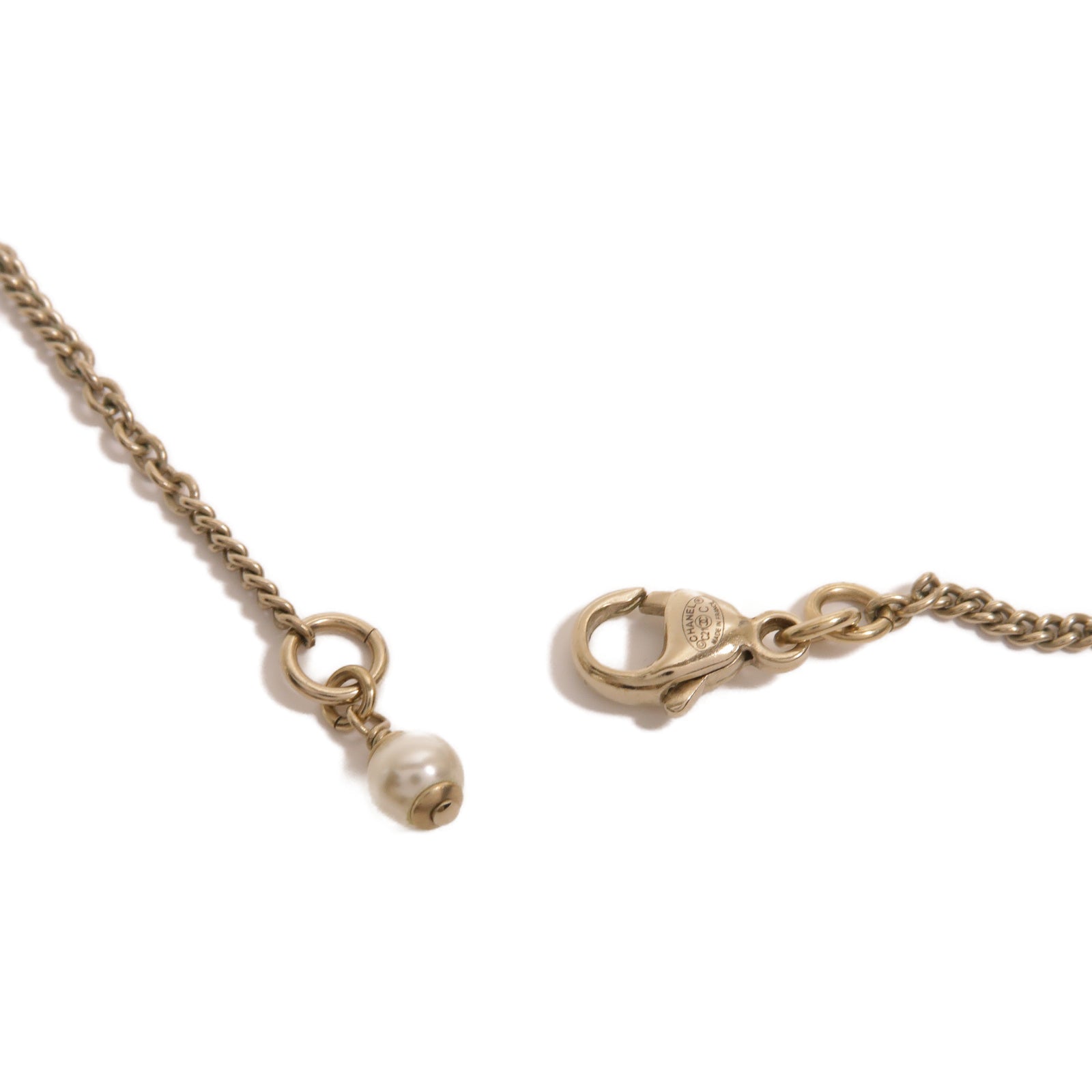 CHANEL PVC/金屬Necklace項鏈金色