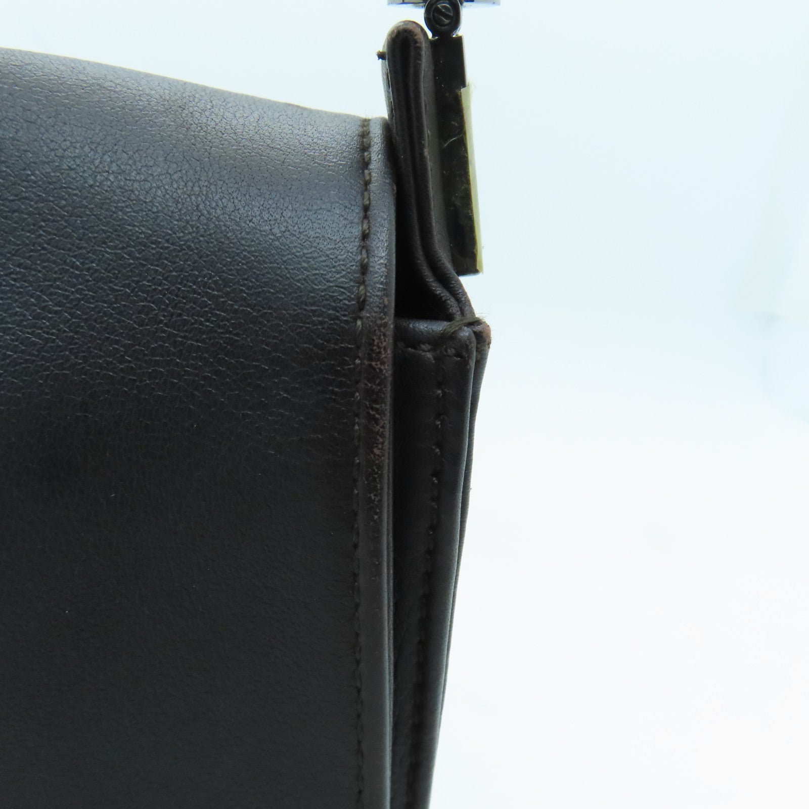 GUCCI cowhide leather Shoulder Bag black