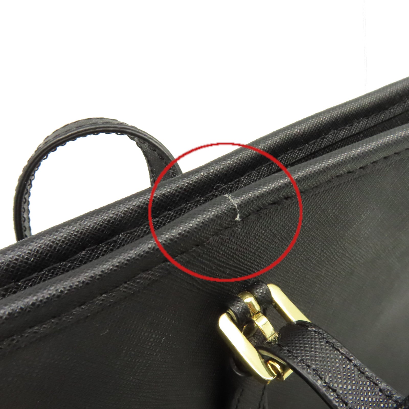 Michael Kors 牛皮皮革Tote Bag金扣肩背袋黑色