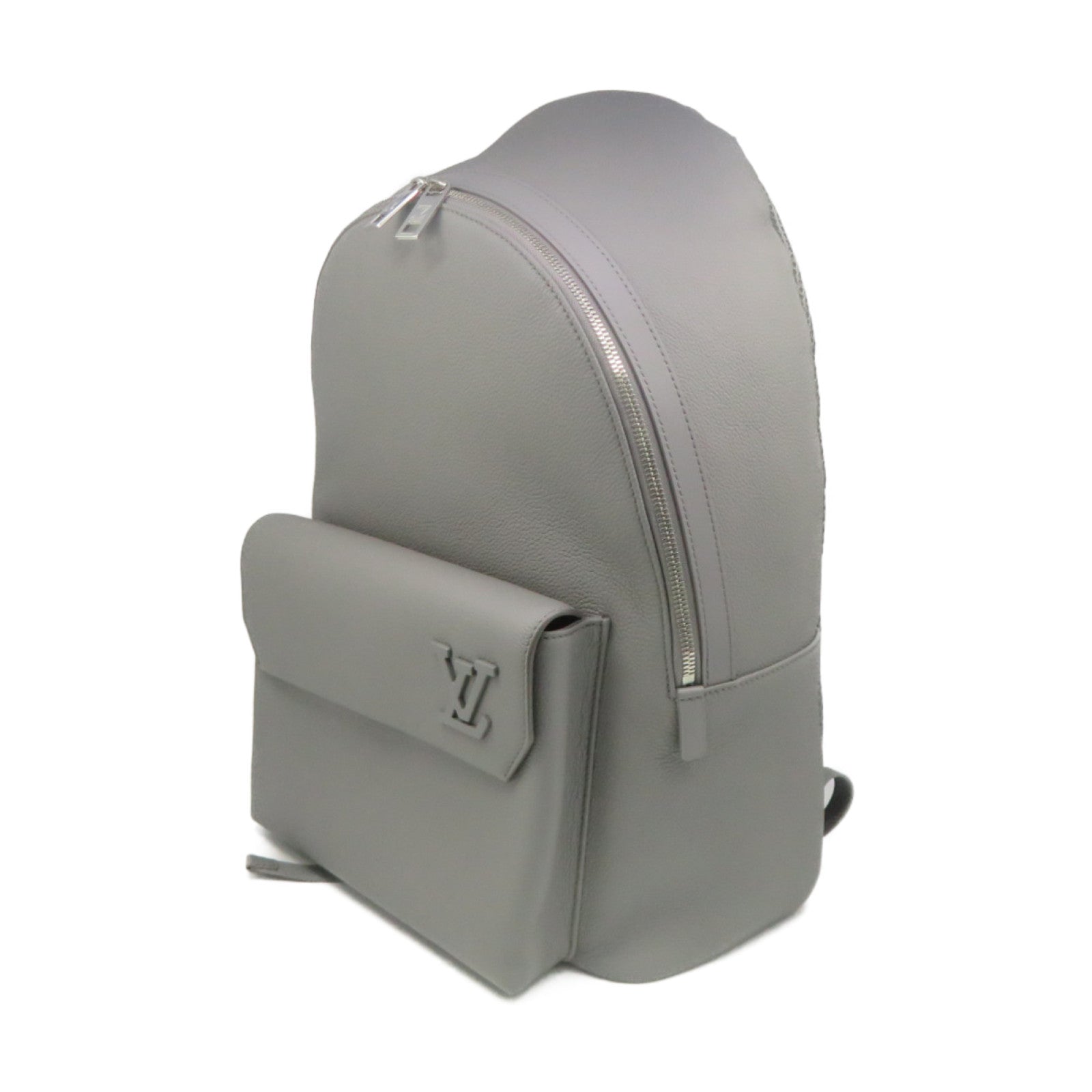 LOUIS VUITTON Aerogram Takeoff Backpack back white gray