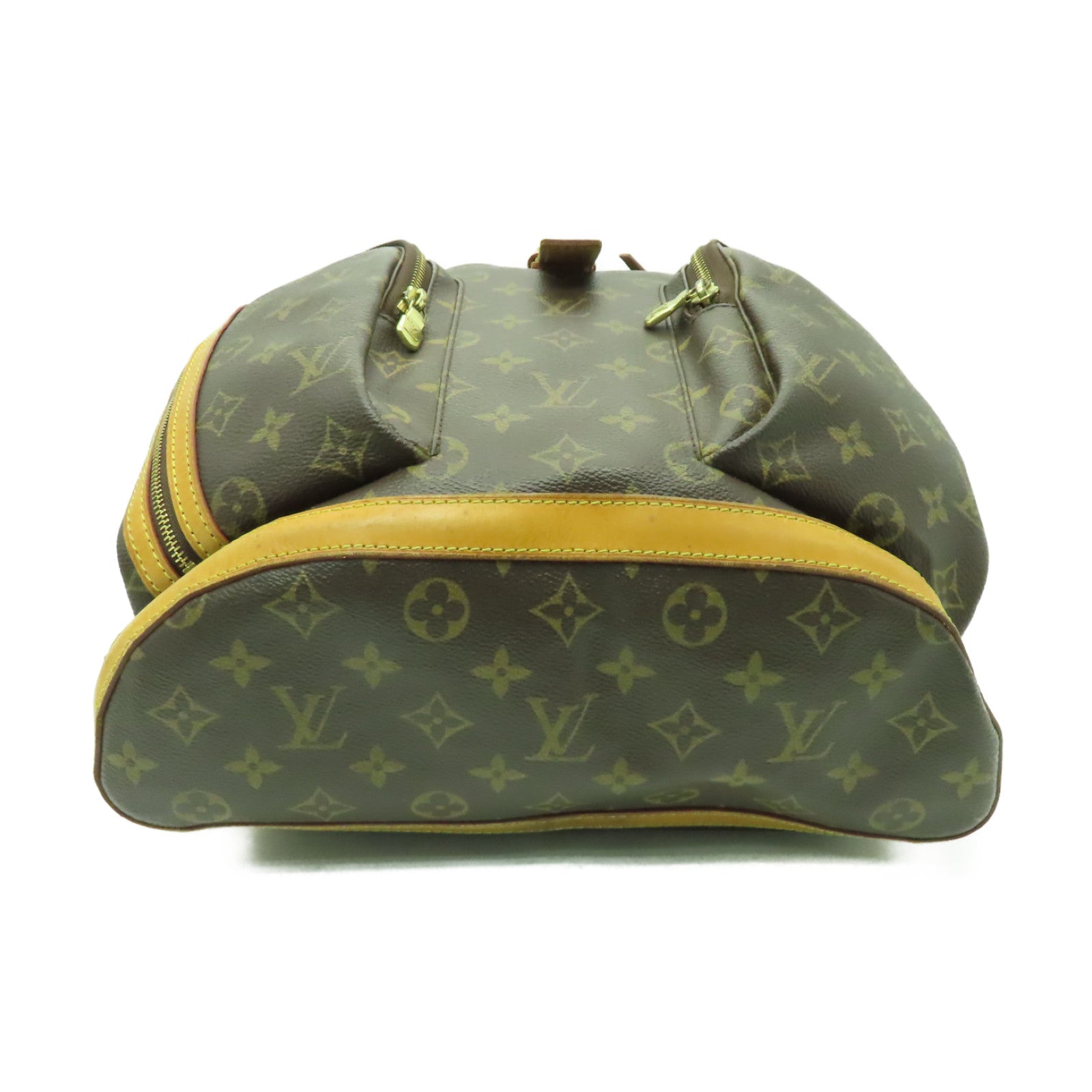 LOUIS VUITTON Monogram Bosphore金扣背包棕色