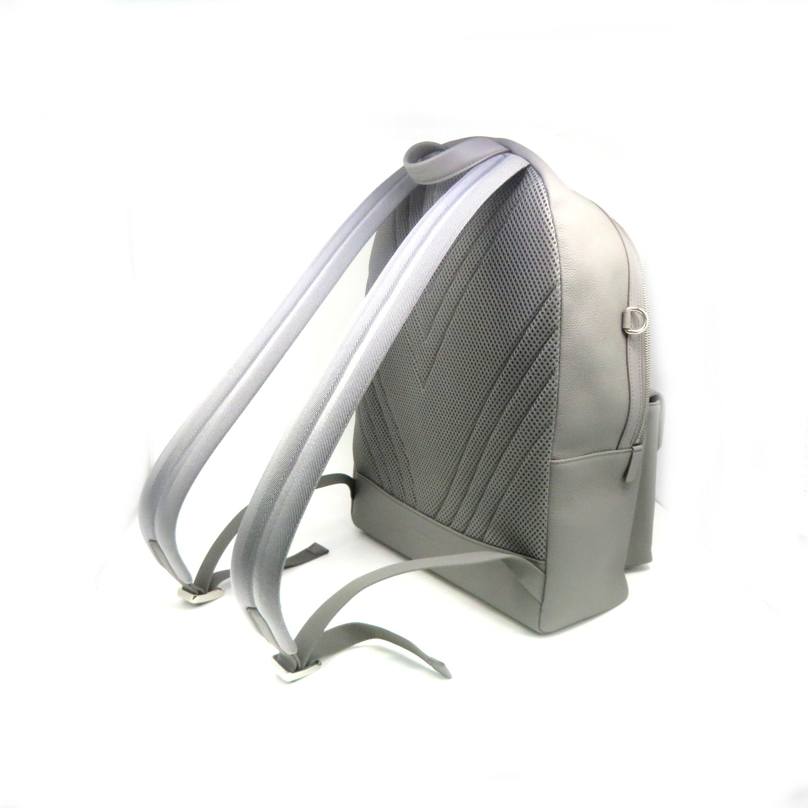 LOUIS VUITTON Aerogram Takeoff Backpack back white gray
