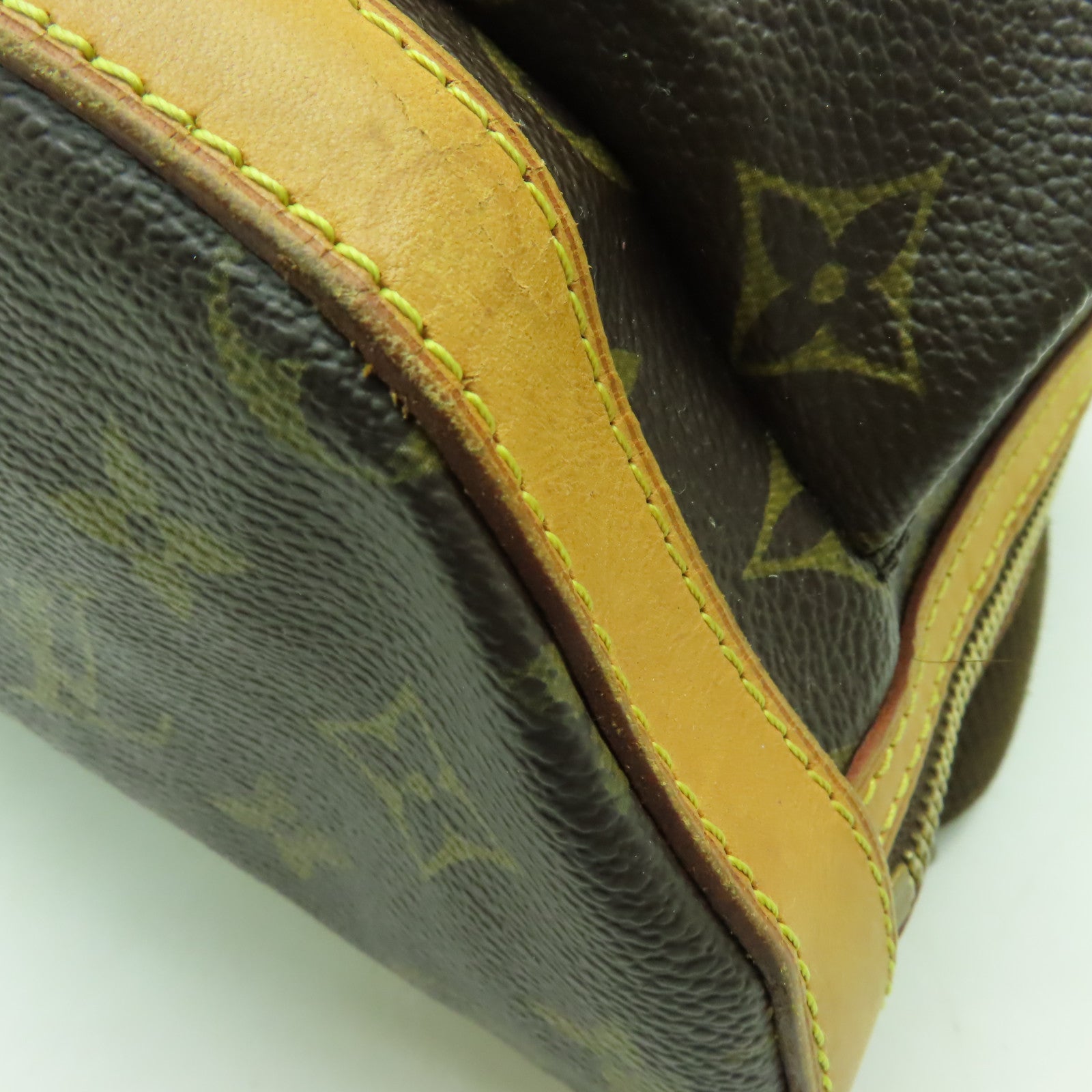 LOUIS VUITTON Monogram Bosphore金扣背包棕色