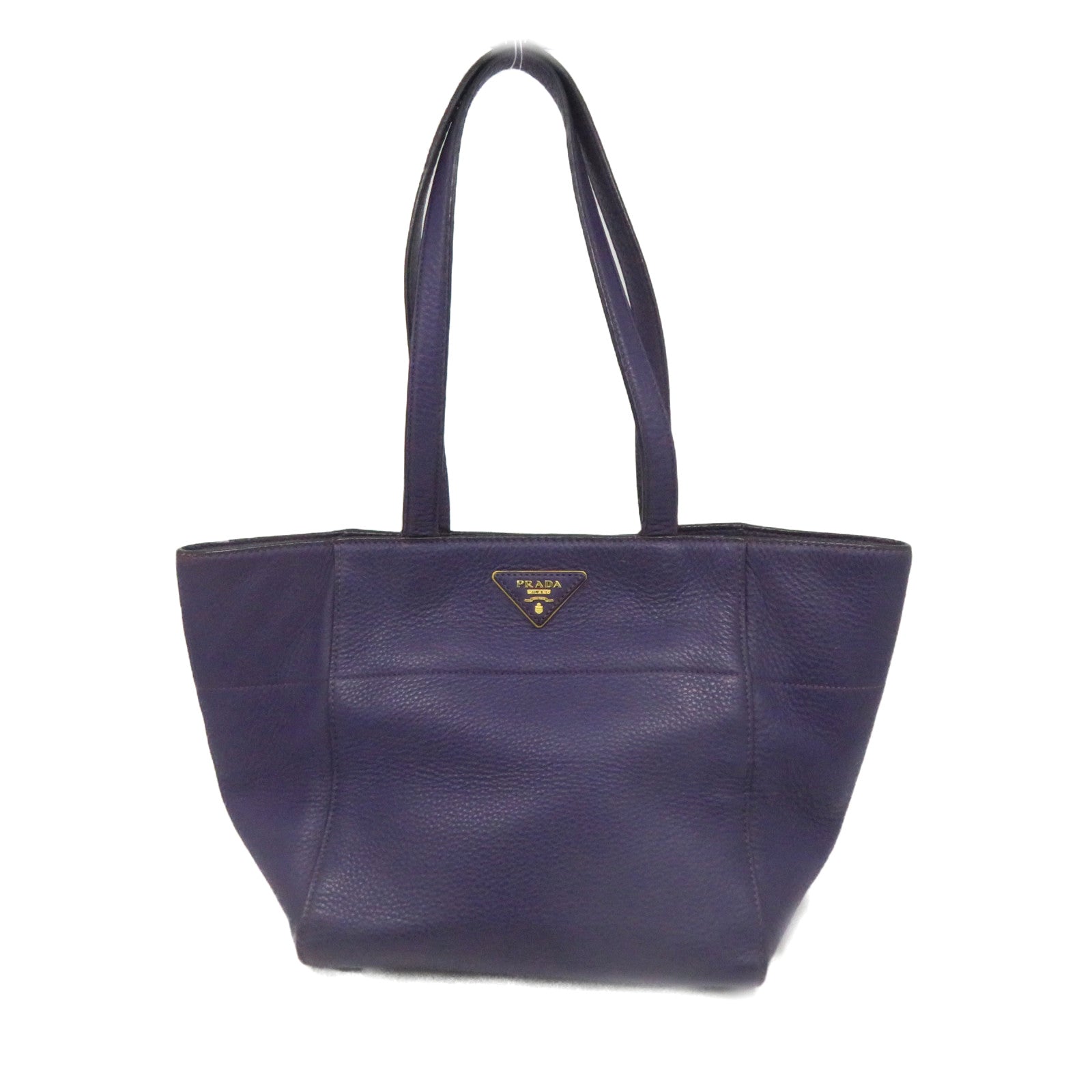 PRADA 牛皮皮革Shoulder Bag肩背袋紫色