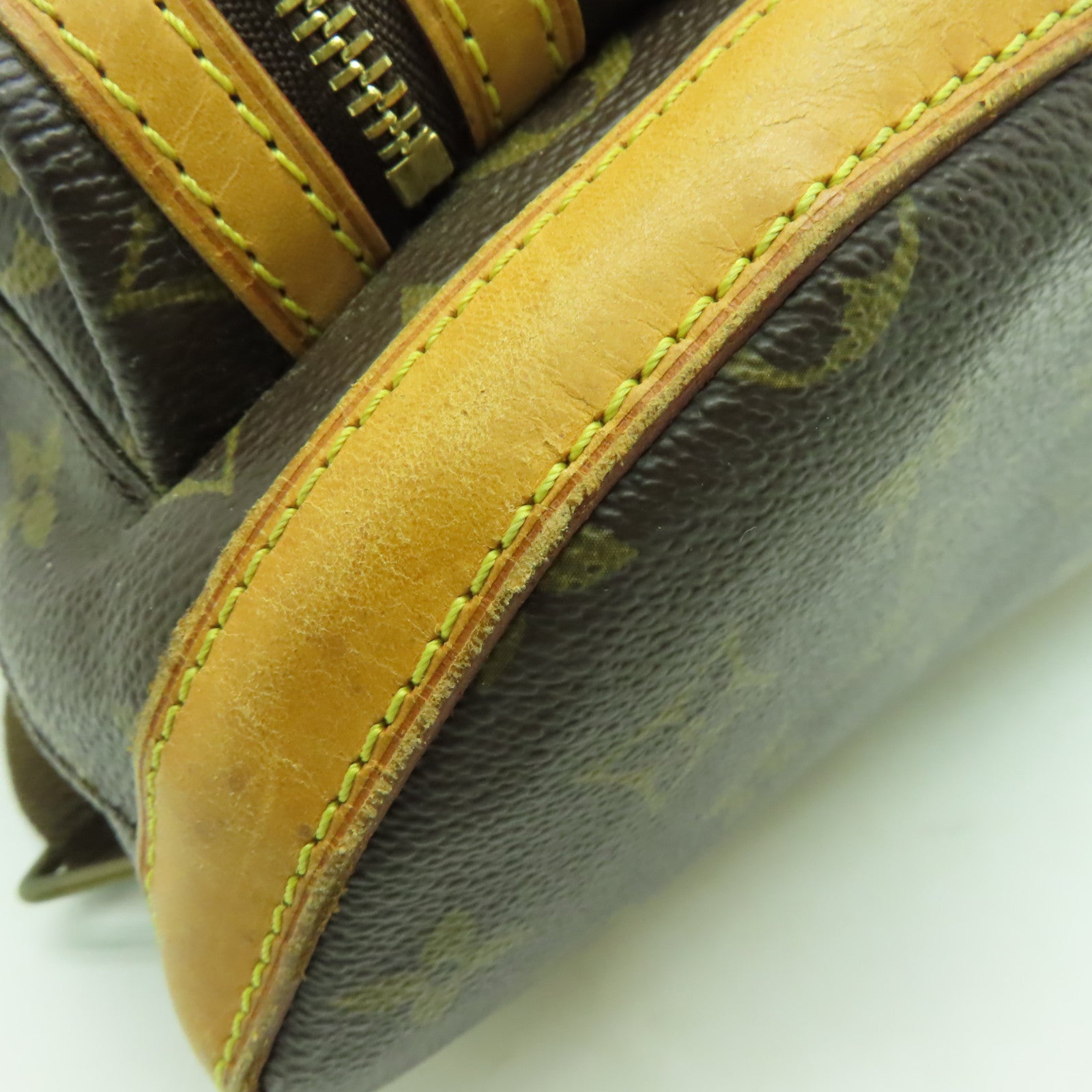 LOUIS VUITTON Monogram Bosphore金扣背包棕色