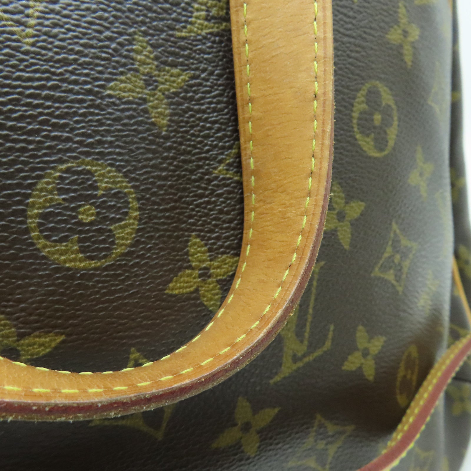 LOUIS VUITTON Monogram Odeon GM 2 way Shoulder金扣手挽肩背两用袋啡色
