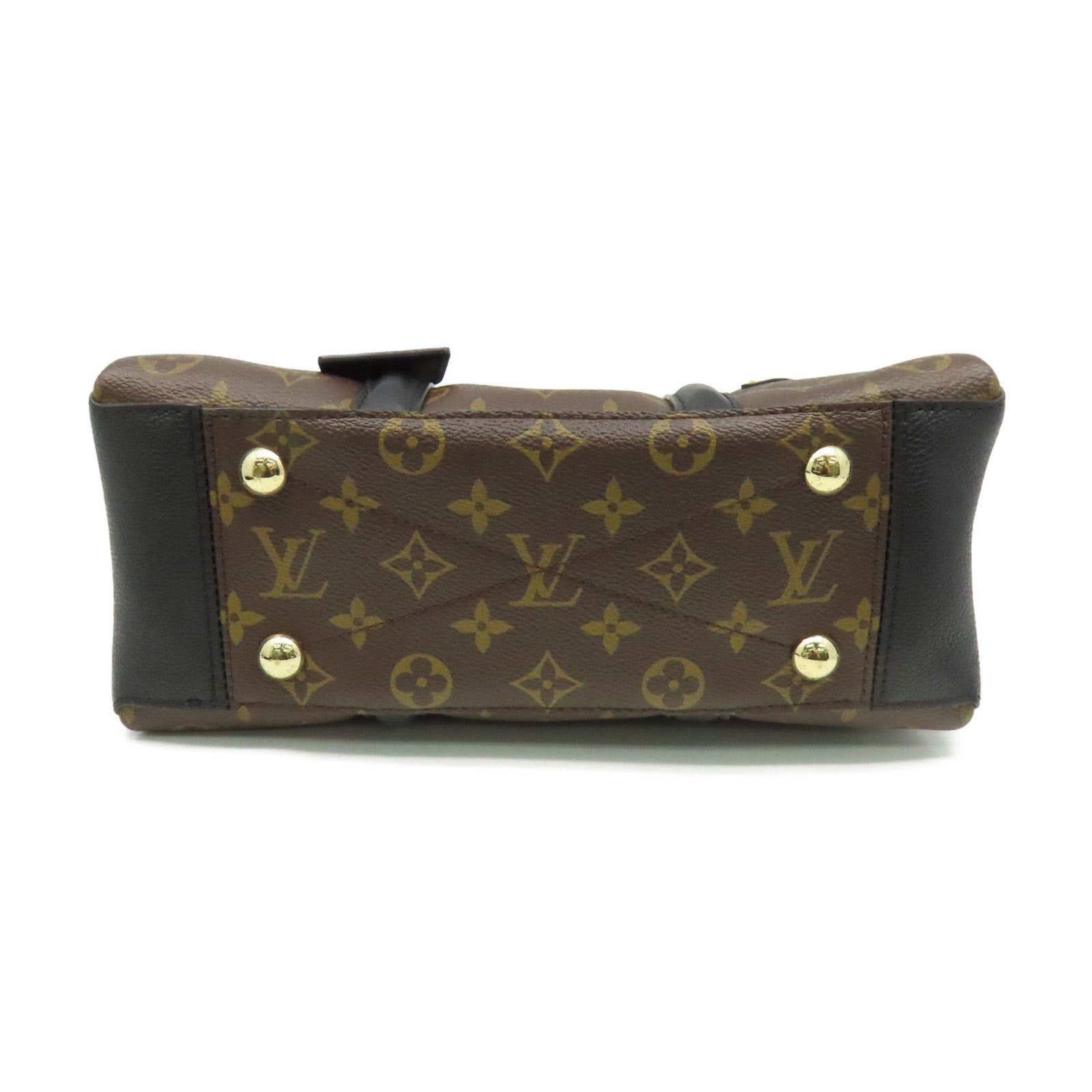 LOUIS VUITTON Monogram Soufflot MM 2Way Shoulder Bag手挽肩背兩用袋啡色