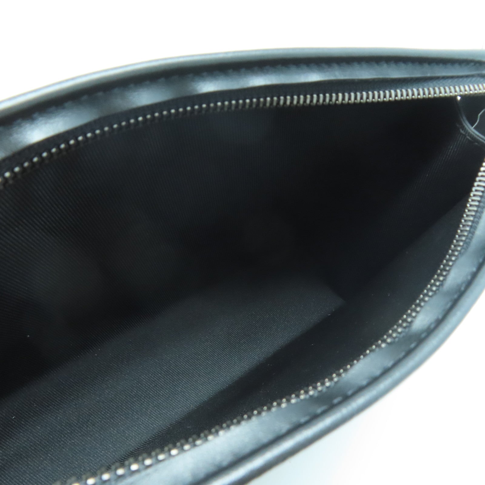 LOUIS VUITTON Monogram Eclipse Gaston銀扣肩背袋灰色