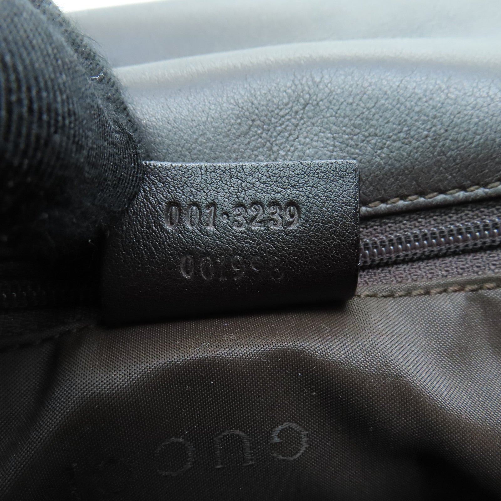 GUCCI cowhide leather Shoulder Bag black