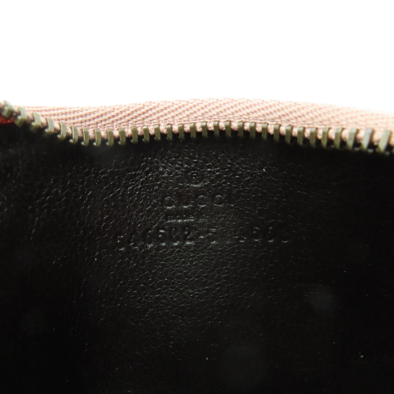 GUCCI 牛皮皮革Card Case金扣卡片套粉紅色