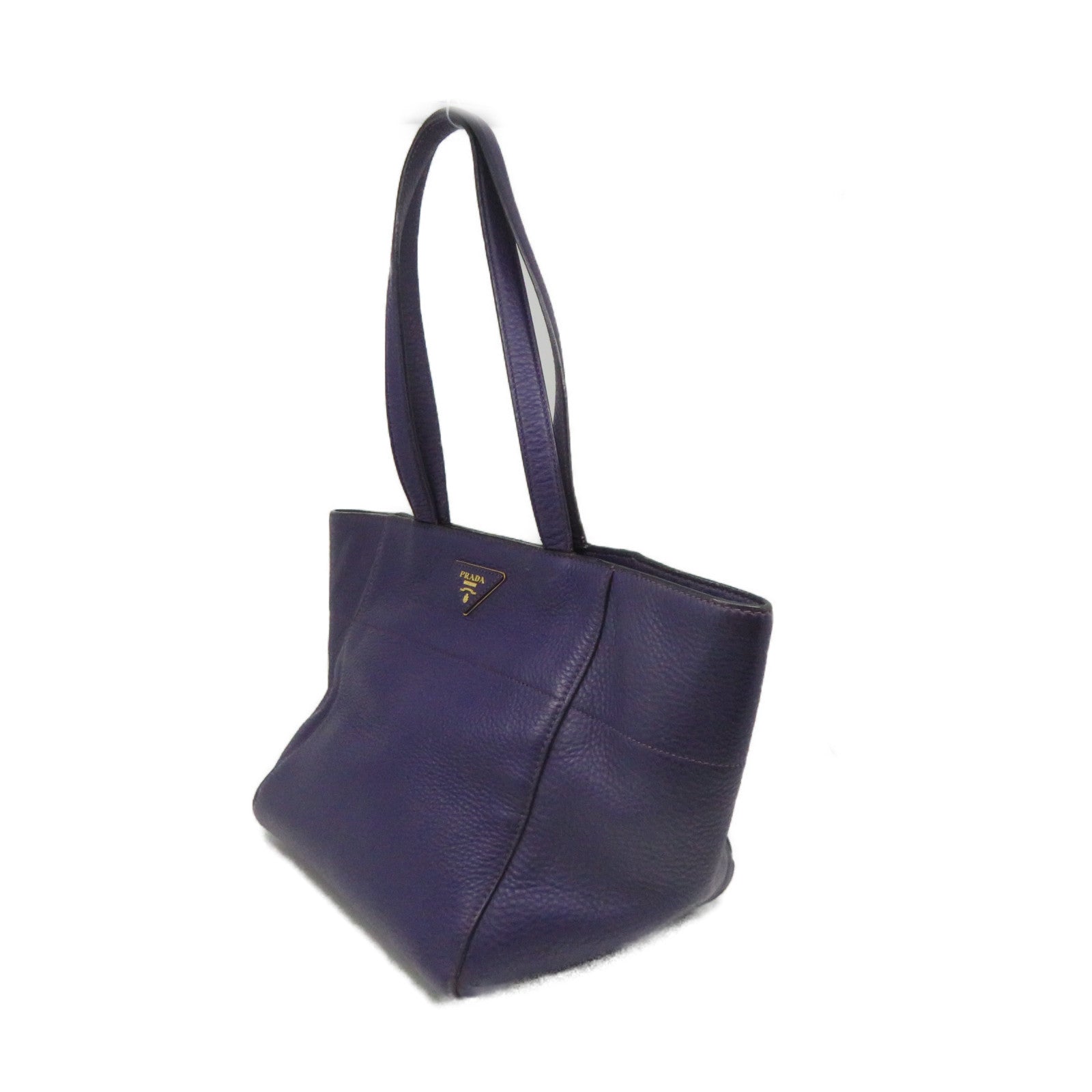 PRADA 牛皮皮革Shoulder Bag肩背袋紫色