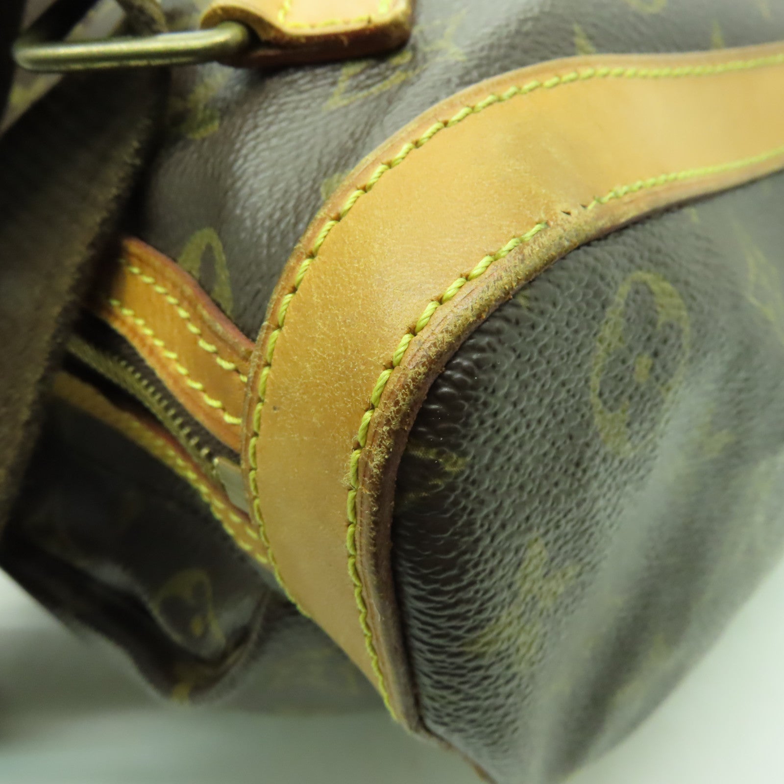 LOUIS VUITTON Monogram Bosphore金扣背包棕色