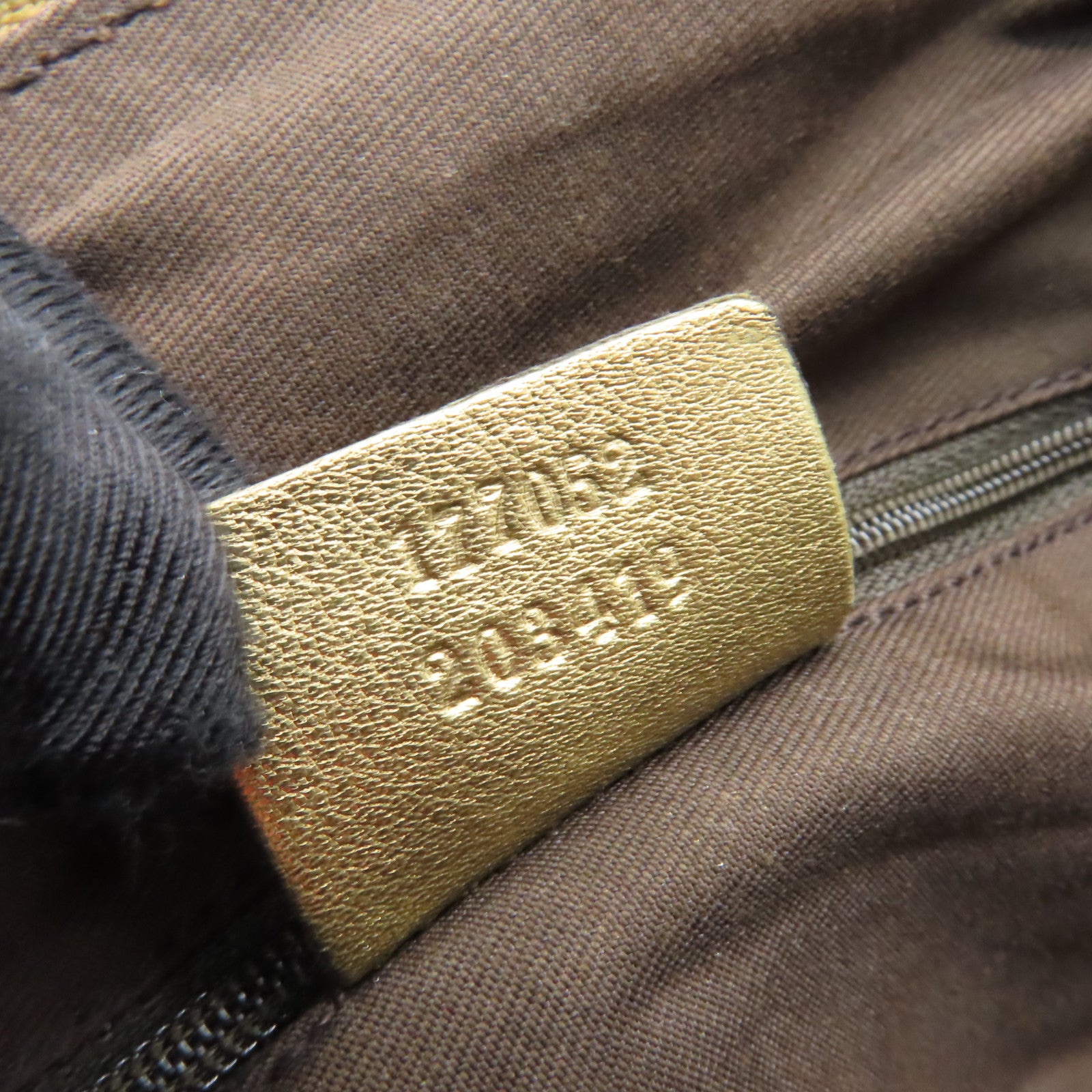 GUCCI 帆布Shoulder Bag金扣肩背袋啡色/金色
