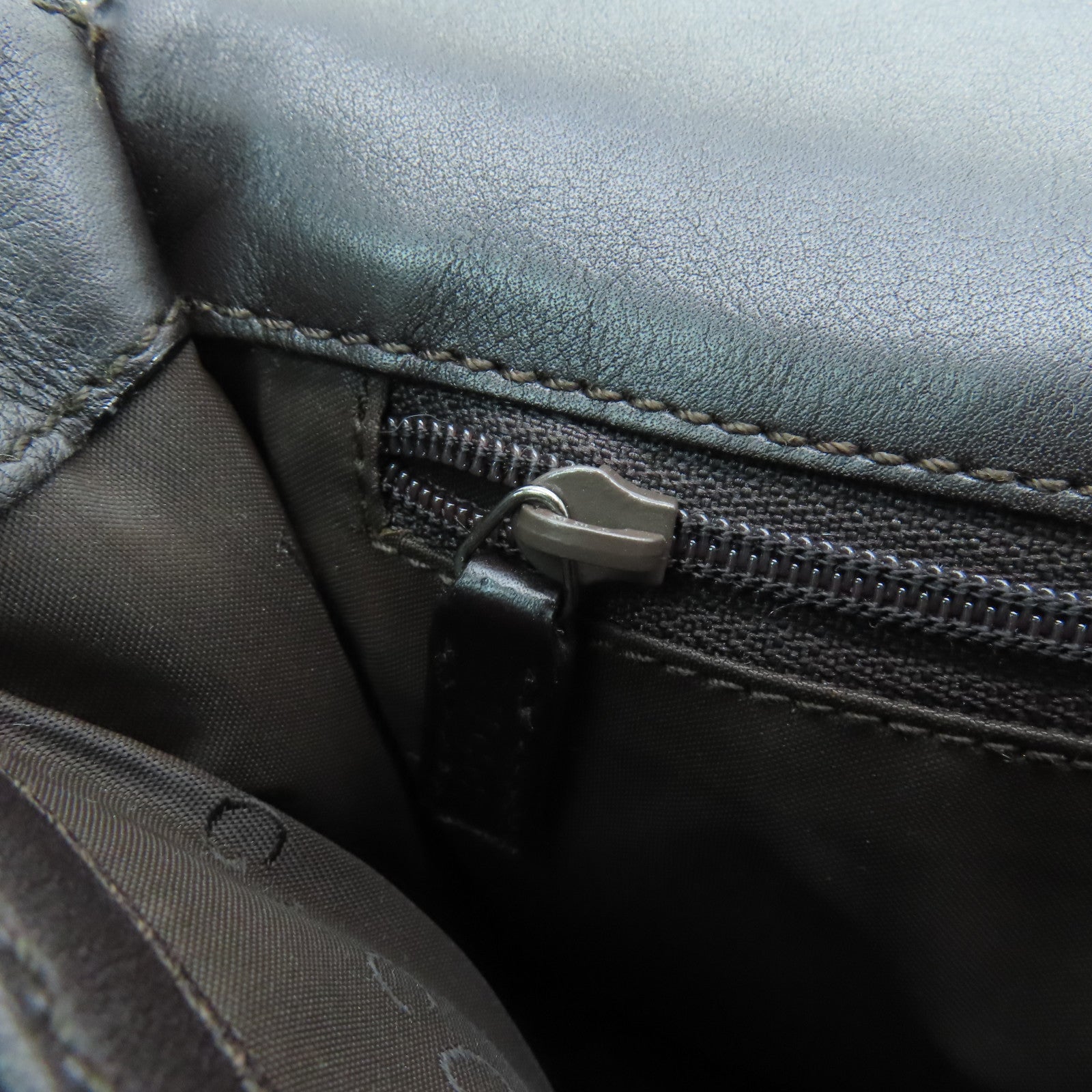 GUCCI cowhide leather Shoulder Bag black