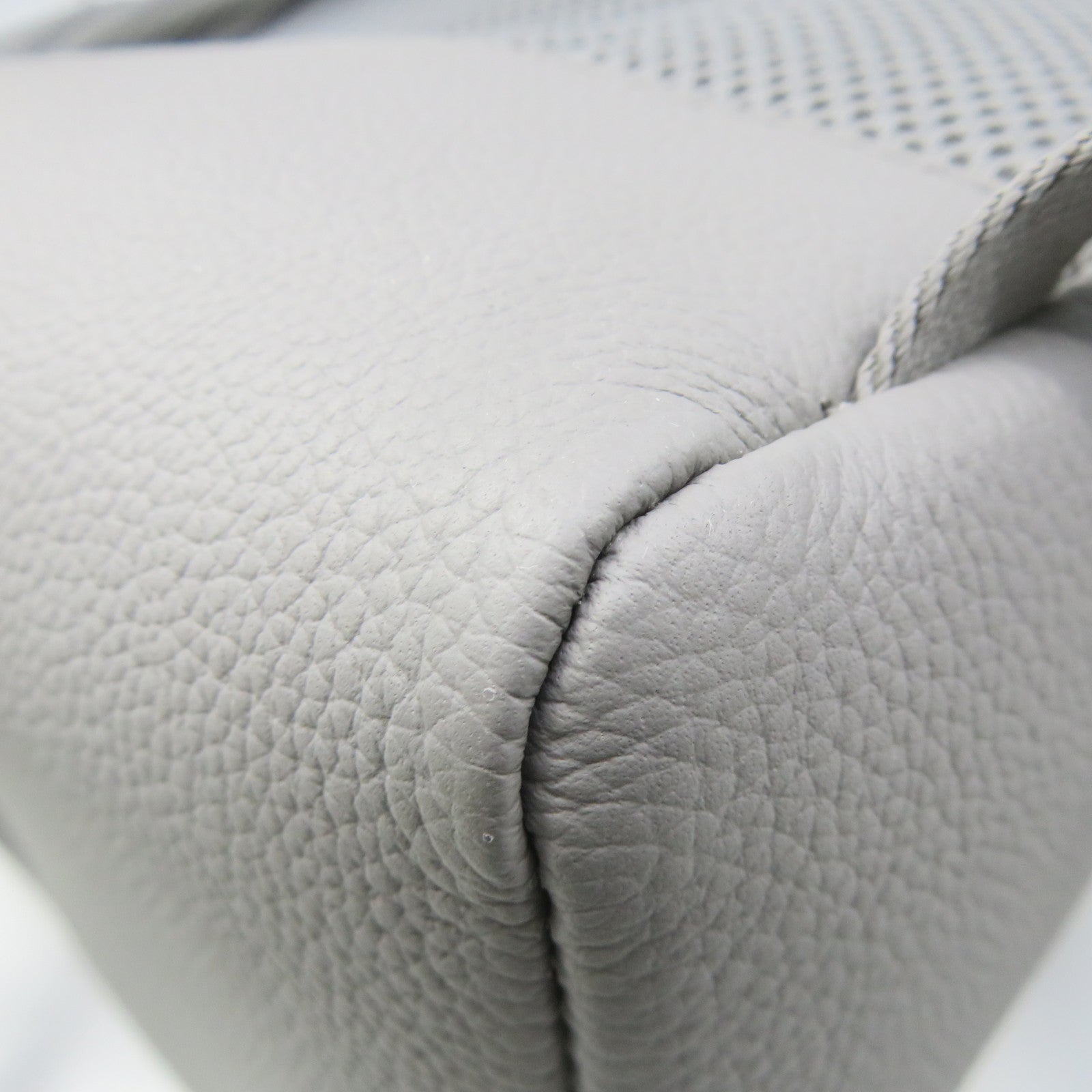 LOUIS VUITTON Aerogram Takeoff Backpack back white gray