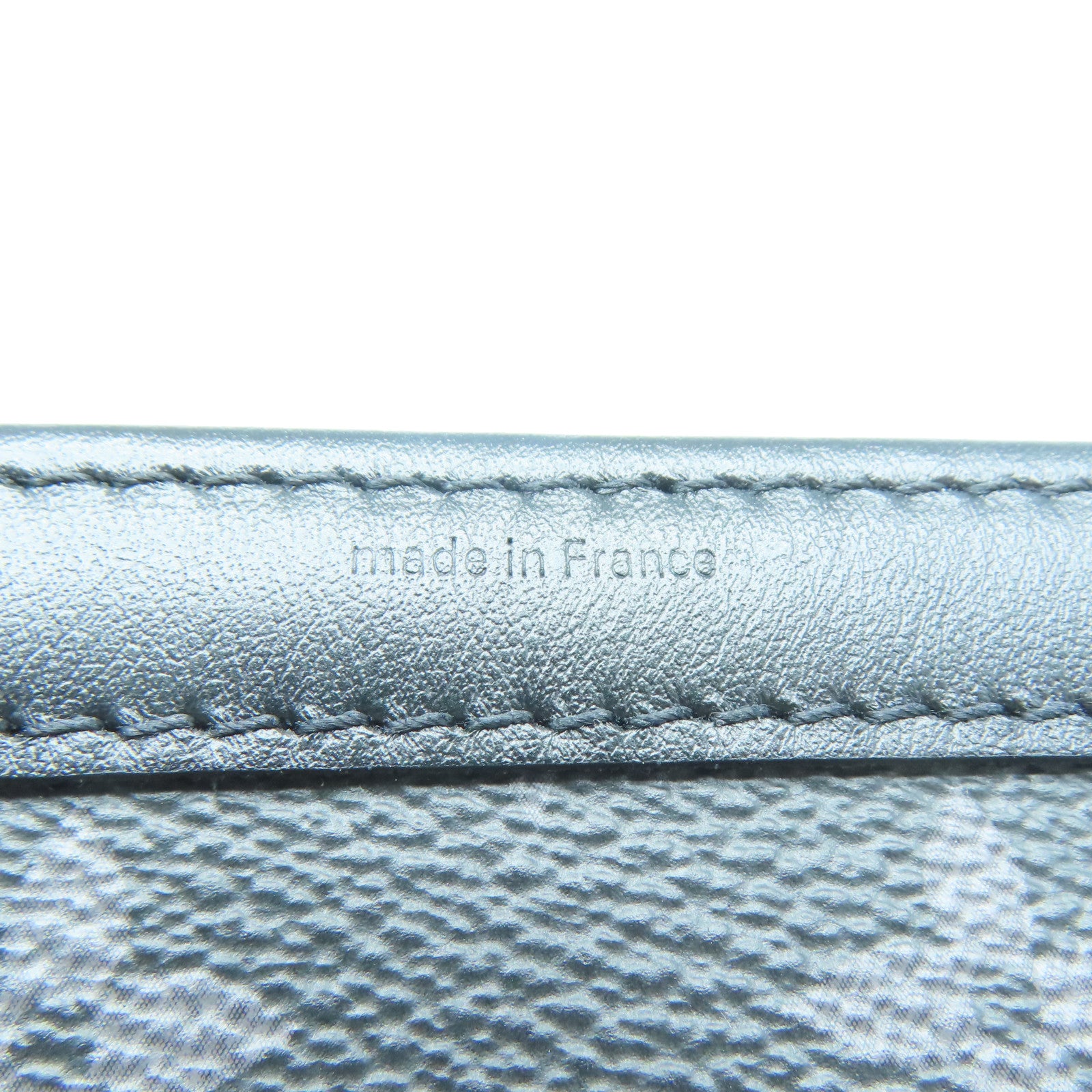 LOUIS VUITTON Monogram Eclipse Gaston銀扣肩背袋灰色