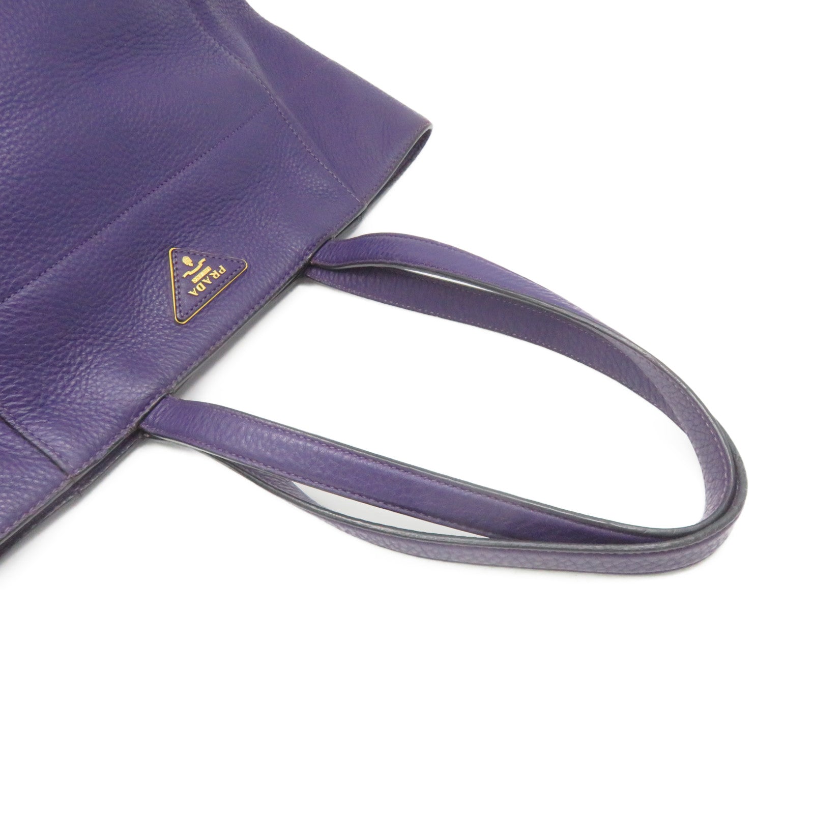 PRADA 牛皮皮革Shoulder Bag肩背袋紫色