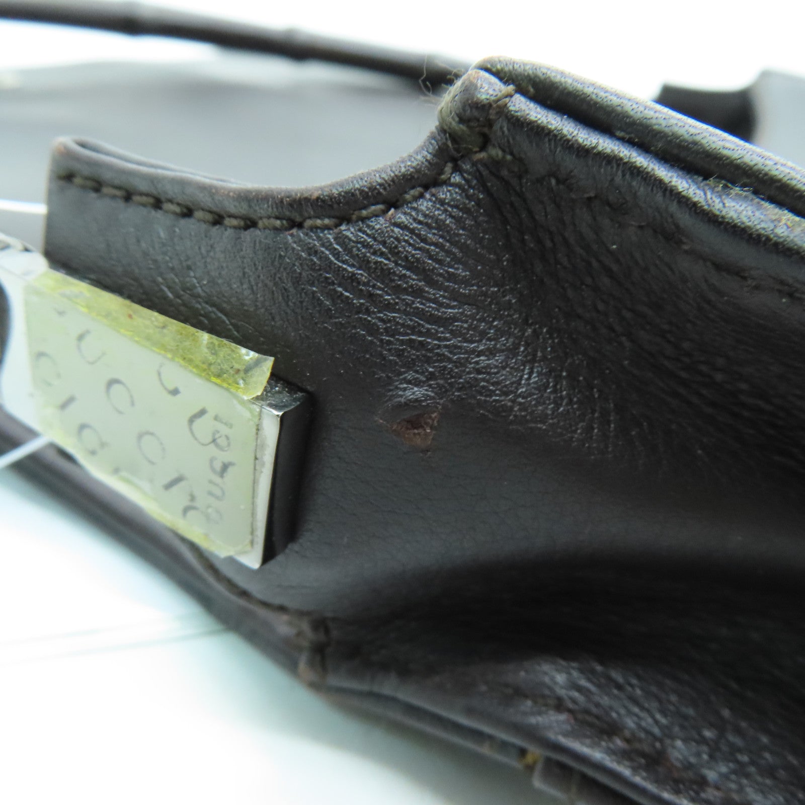 GUCCI cowhide leather Shoulder Bag black