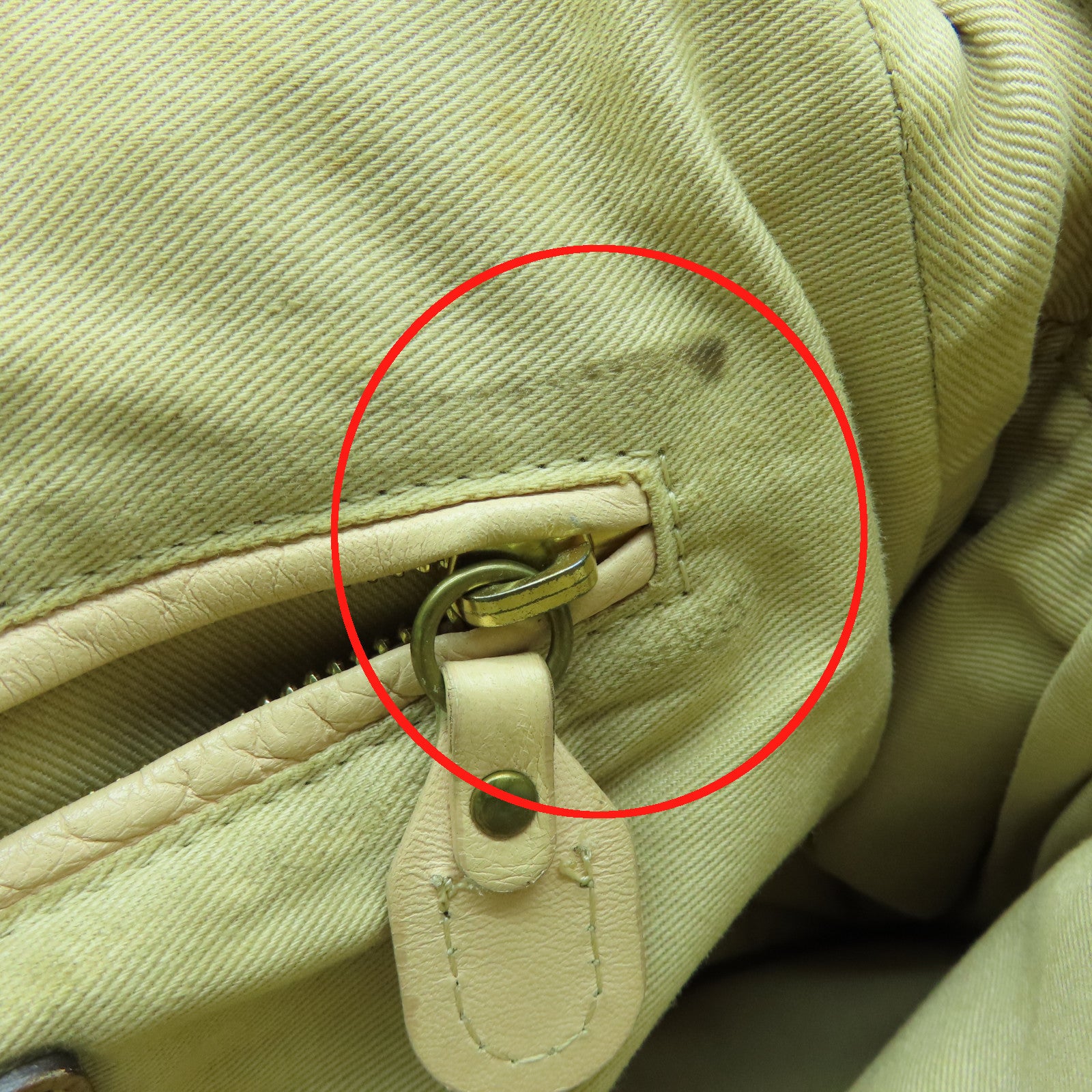 Chloe 牛皮皮革Handbag金扣手挽袋啡色