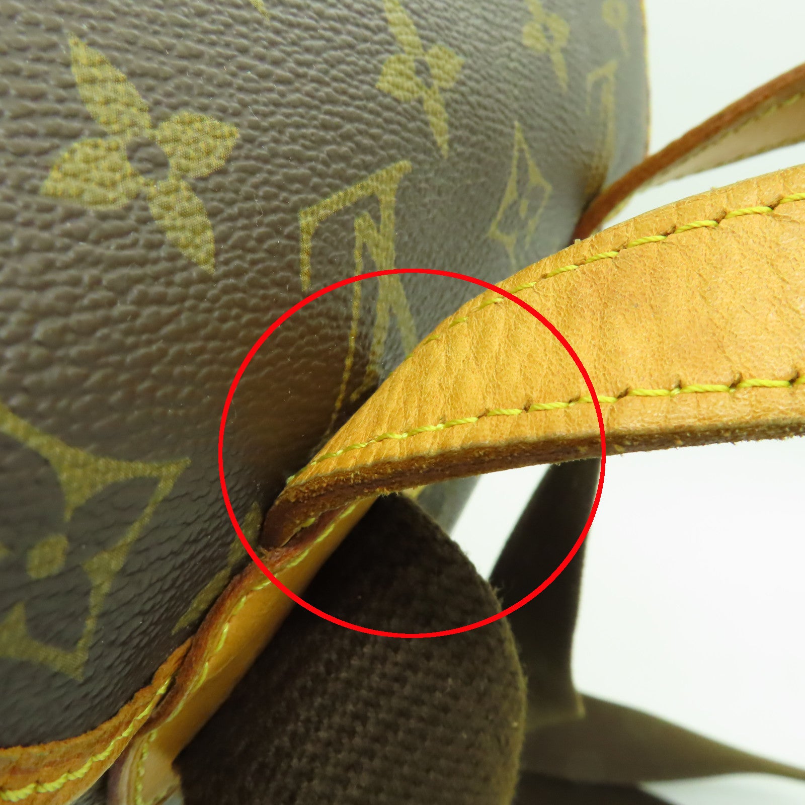 LOUIS VUITTON Monogram Bosphore金扣背包棕色
