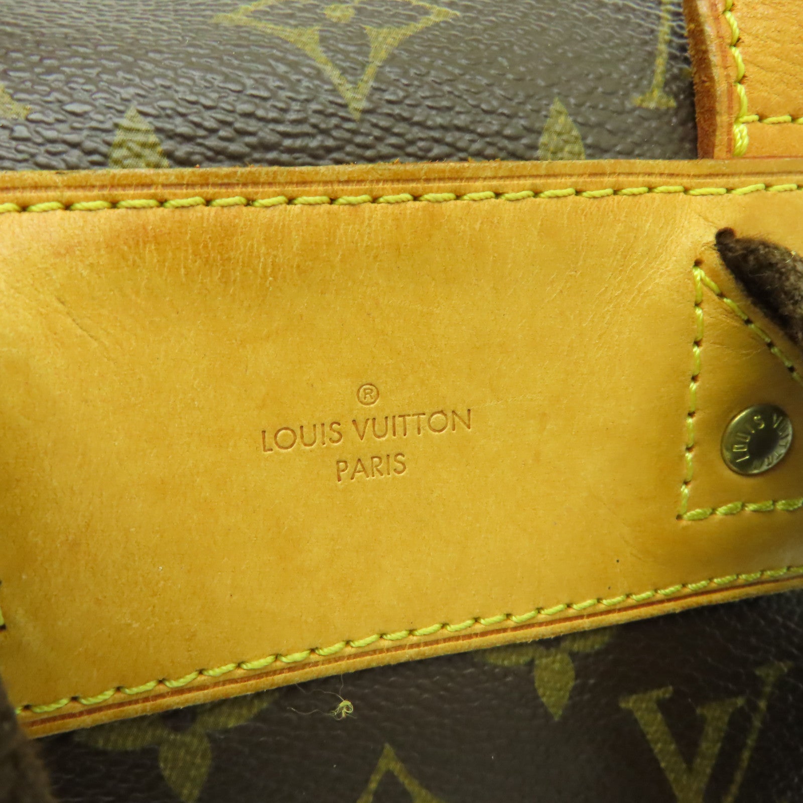 LOUIS VUITTON Monogram Bosphore金扣背包棕色