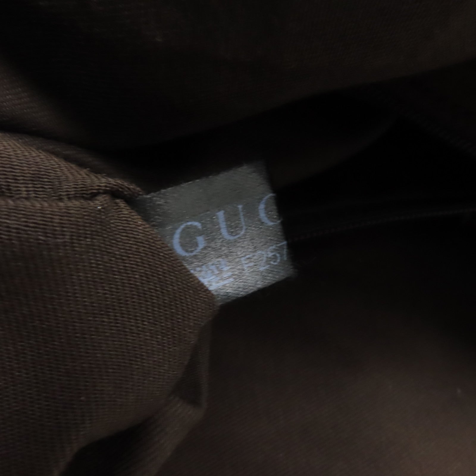 GUCCI 帆布Shoulder Bag金扣肩背袋啡色/金色