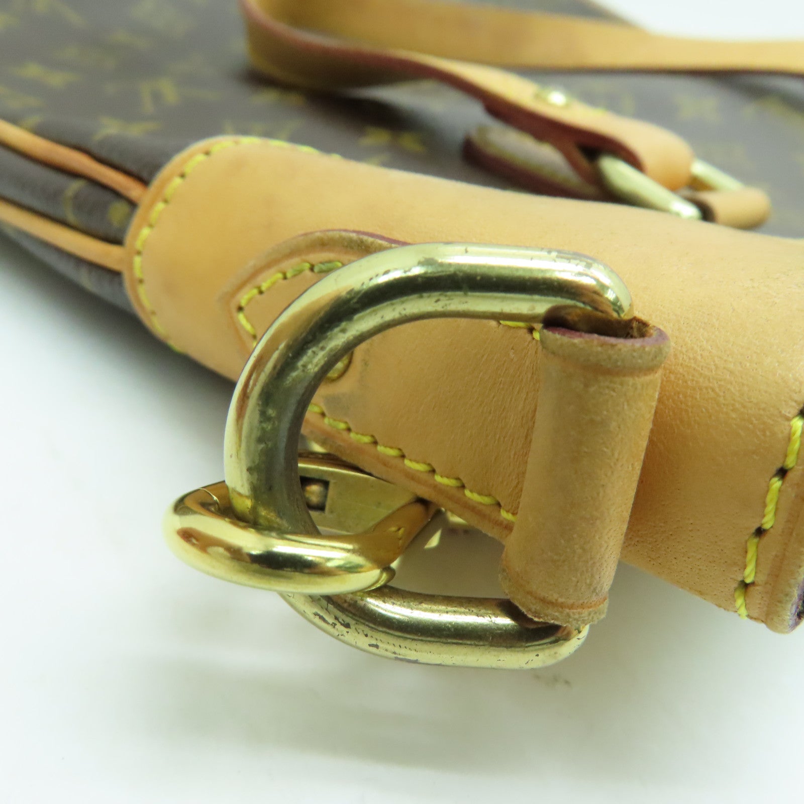 LOUIS VUITTON Monogram Odeon GM 2 way Shoulder金扣手挽肩背两用袋啡色