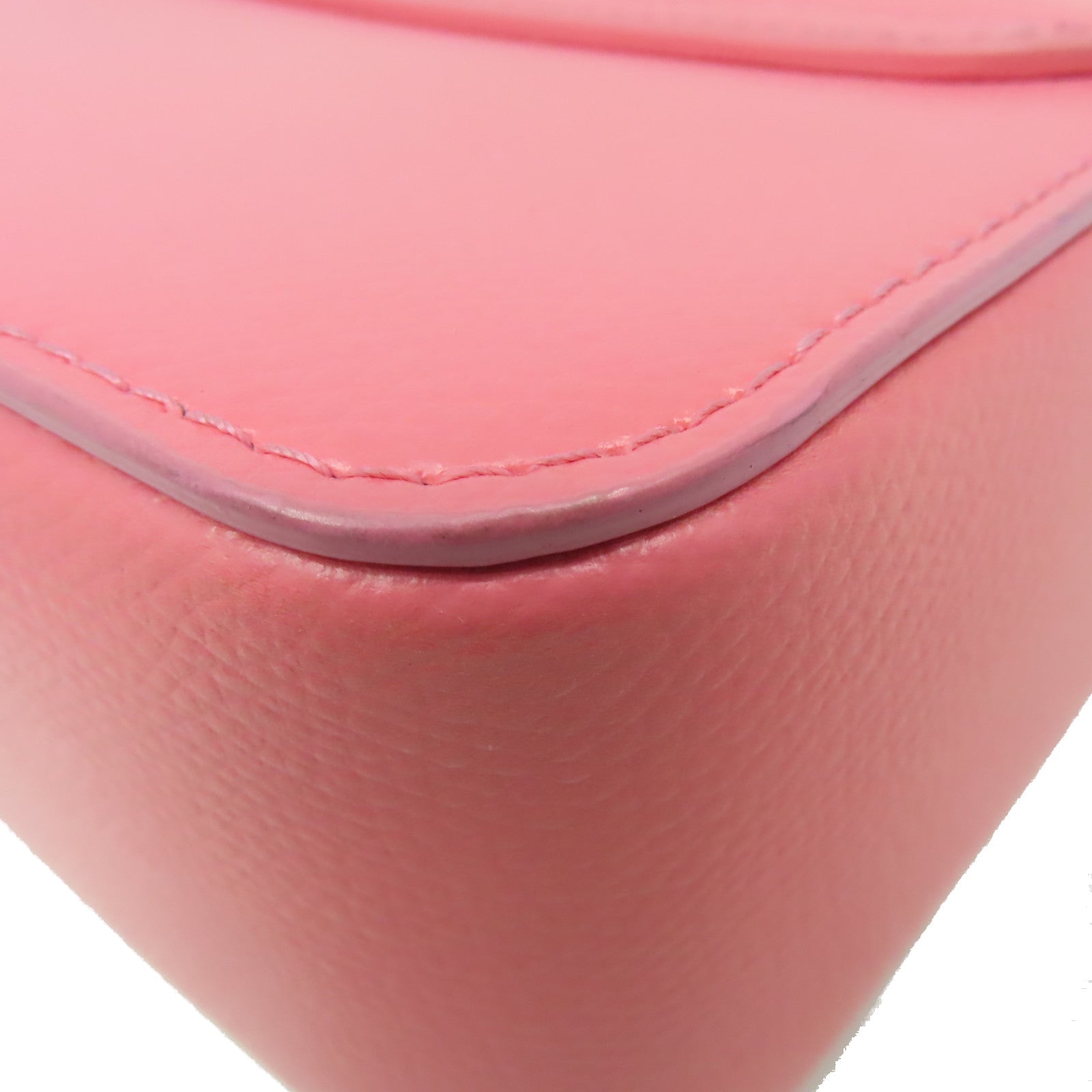 Furla 牛皮皮革Hello Kitty Goes Hiking Shoulder Bag金扣鏈帶肩背袋粉紅色