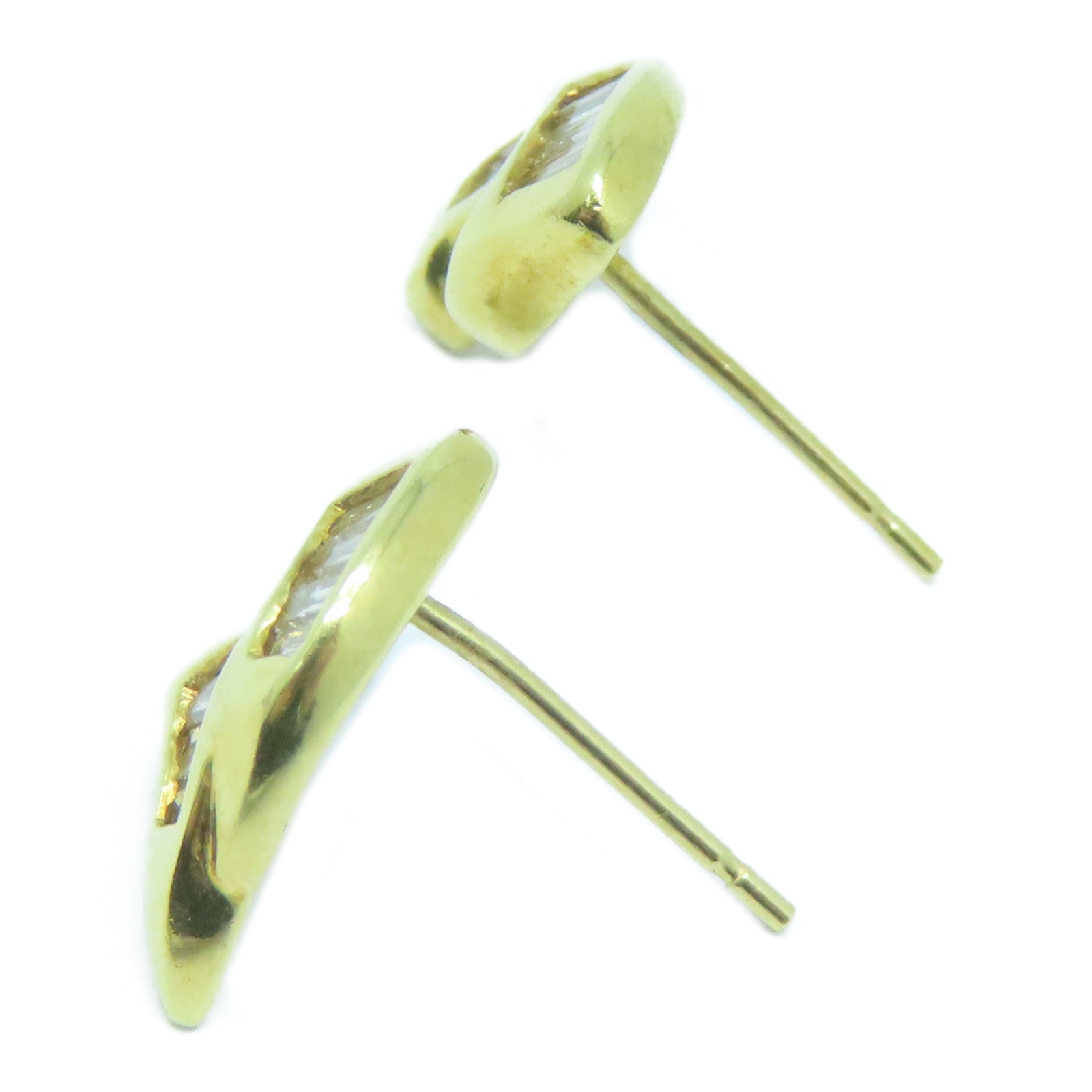 JEWELRY 18K黃金Diamond Earrings 0.15ct鑽石耳環