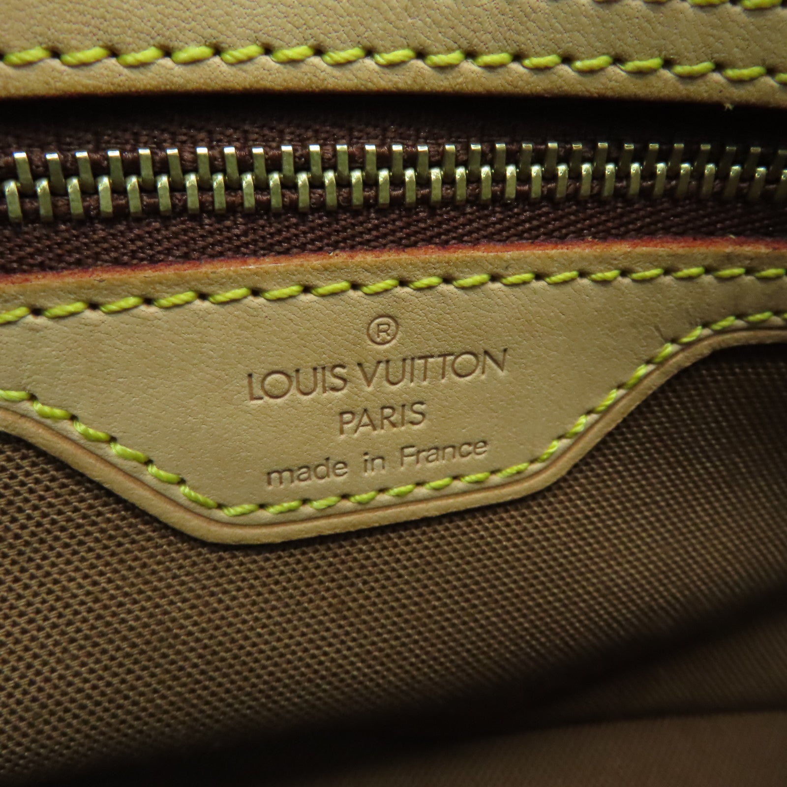 LOUIS VUITTON Monogram Trotteur金扣肩背袋棕色