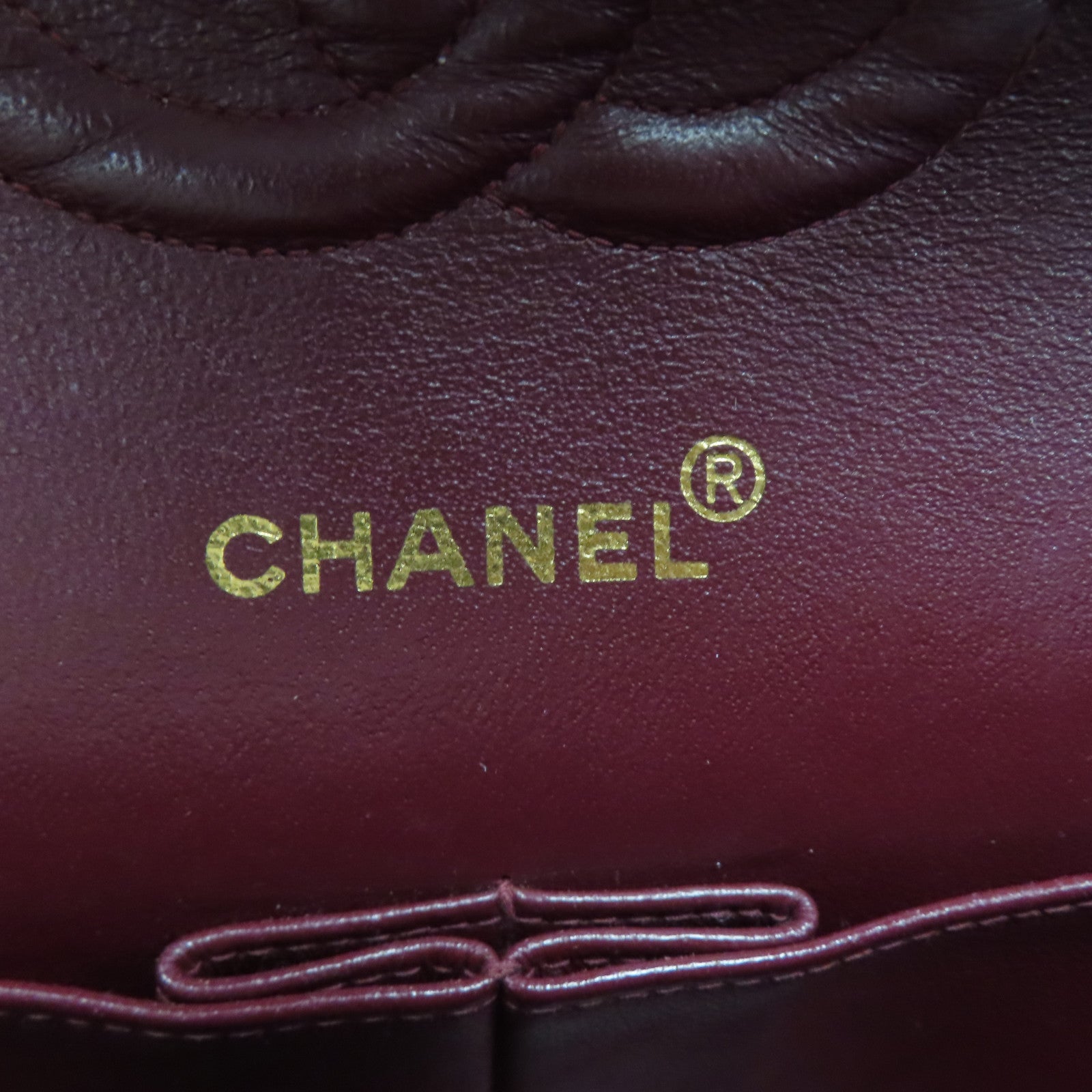 CHANEL 菱格羊皮皮革Vintage Classic 25金扣鏈帶肩背袋黑色