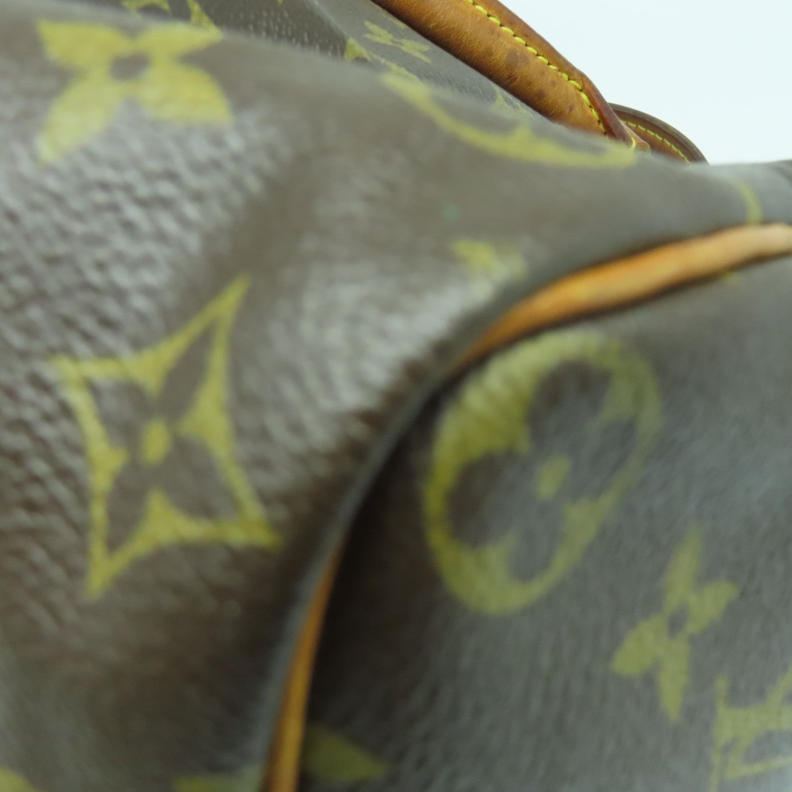 LOUIS VUITTON Monogram Speedy 35金扣手挽袋啡色
